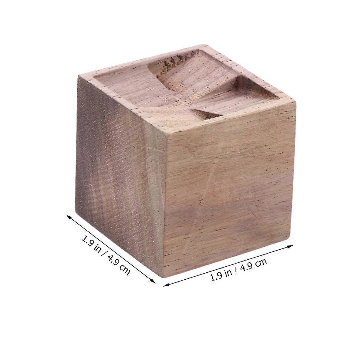 Wood Diffuser for Bedroom Use 4Pcs Brown Square