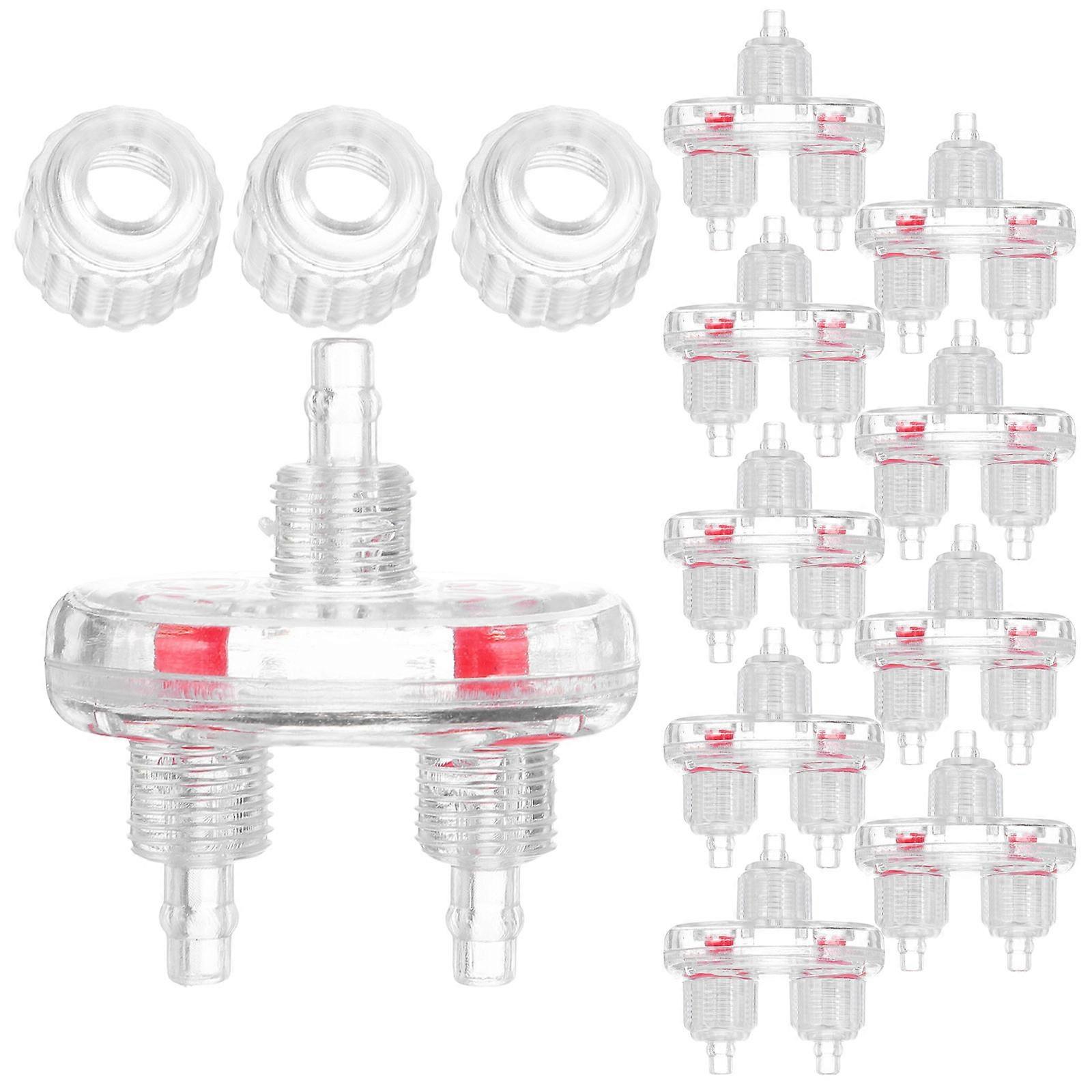 Aquarium Check Valve Plastic for Air Pump Backflow Prevention 10Pcs