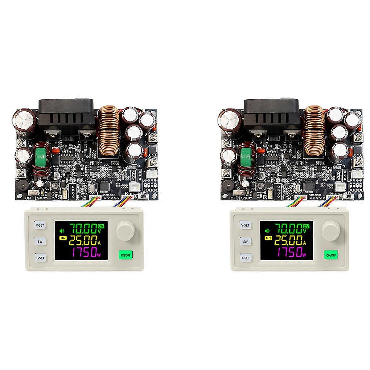 2X XY7025 CNC DC Buck Adjustable Regulated Power Supply Constant Voltage and Constant Current Color