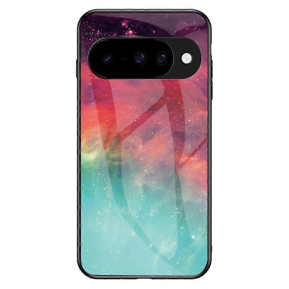 For Google Pixel 10 Case Starry Sky Pattern Tempered Glass Phone Cover