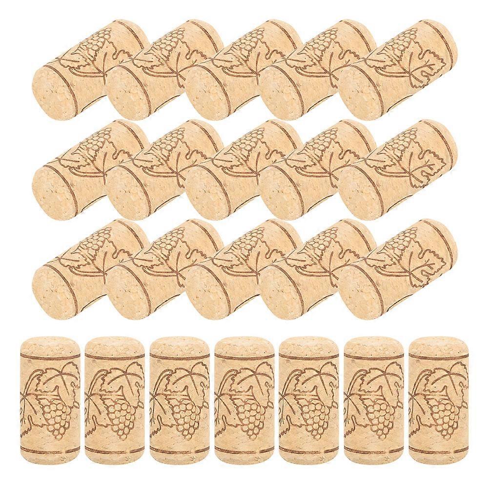 Cork Stoppers For Bottles 50Pcs Simple Design Seal Tightly Reusable Beer Accessories Beige