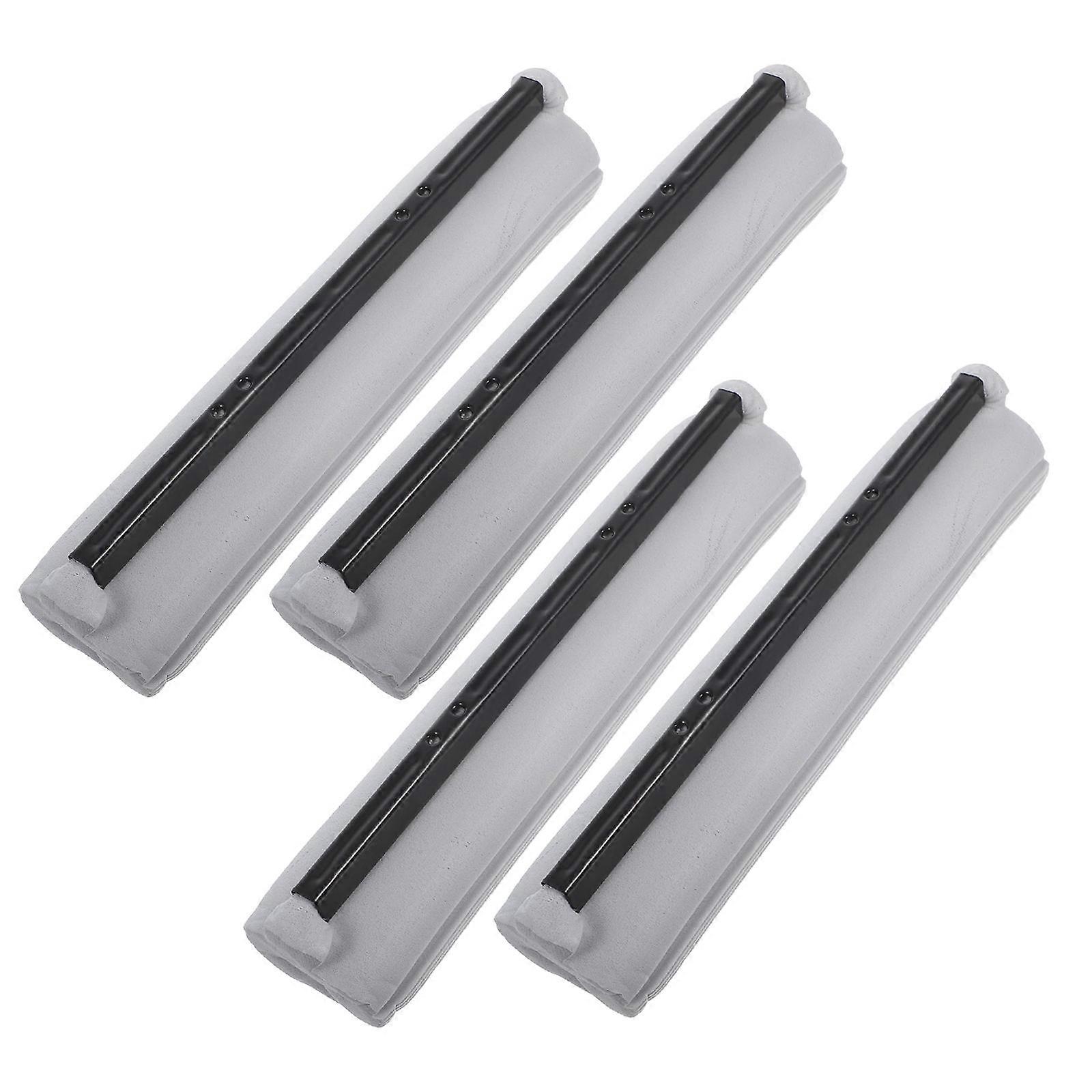 Floor Mop Refills Pva Sponge Mop Head Replacement for Wooden and Tile Floors Dark Grey Pva with Squeeze 4sets