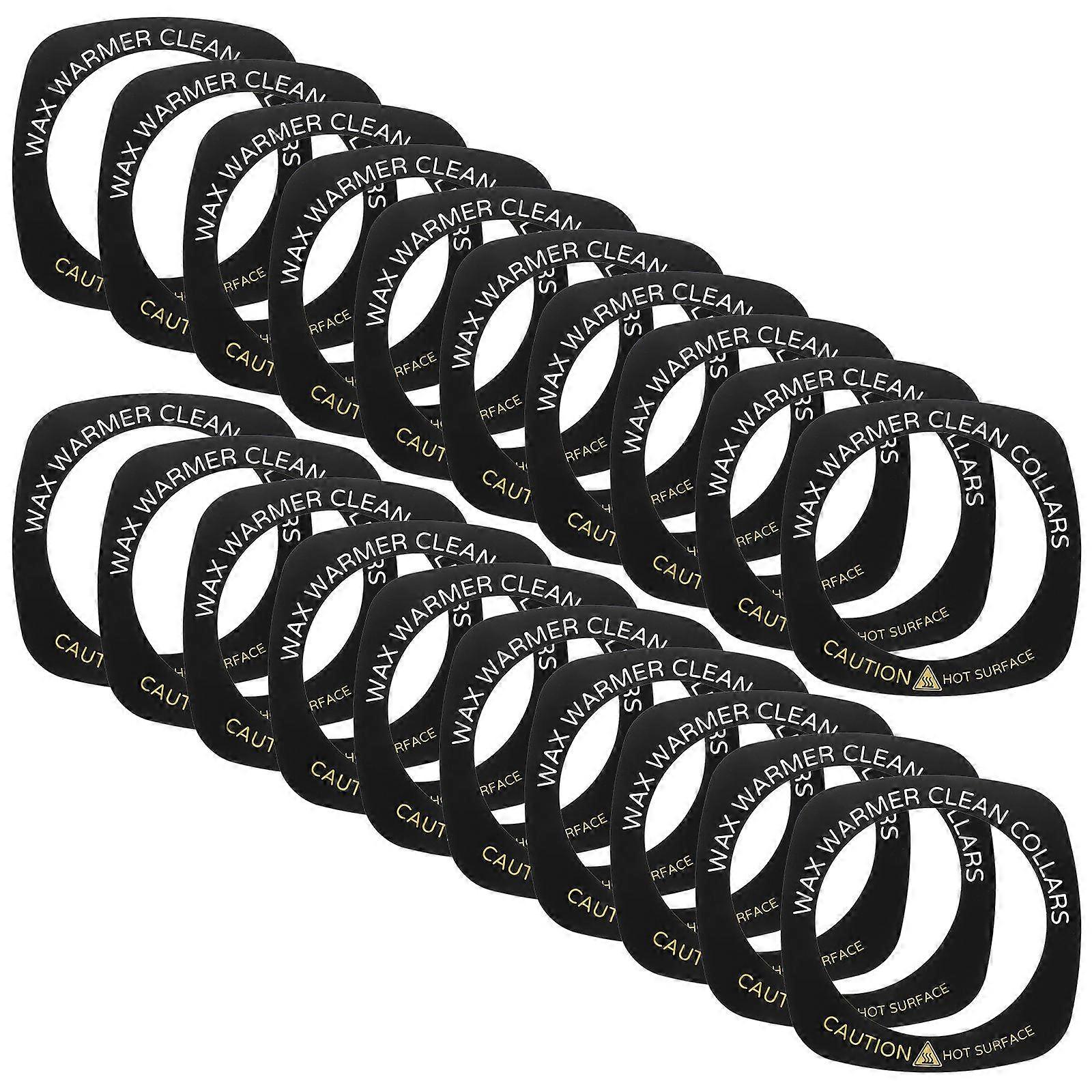 Wax Machine Collars Wax Warmer Protective Ring Mats for 100Pcs