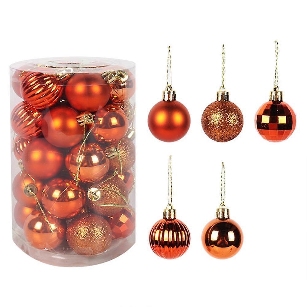 Christmas Ball Ornaments,68 Pieces Xmas Tree Shatterproof Ornaments with Hanging Loop for Holiday and Party Deocation,Bronze
