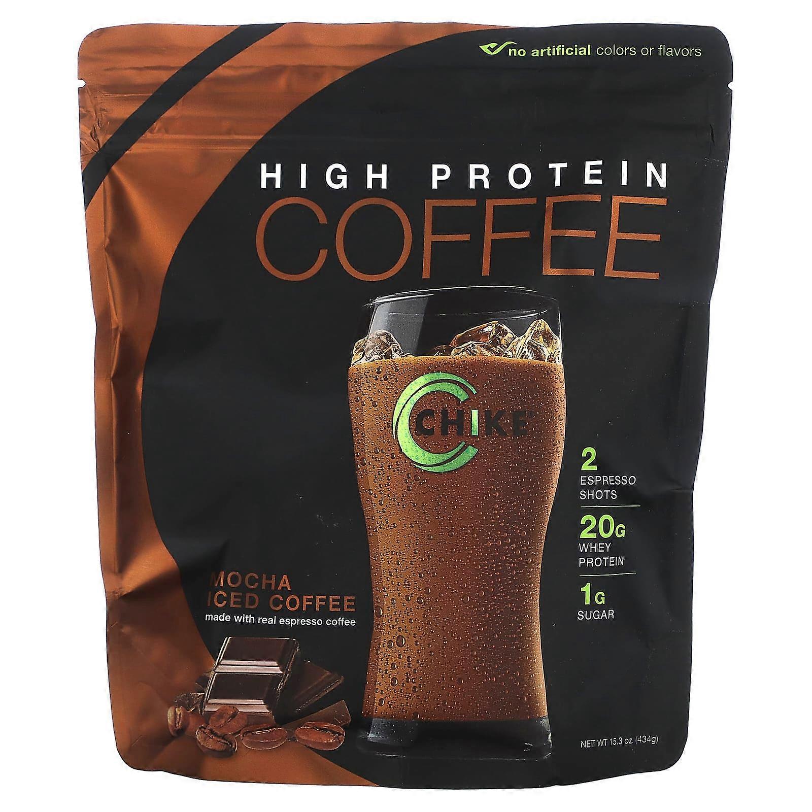 High Protein Iced Coffee, Mocha, 15.3 oz (434 g)