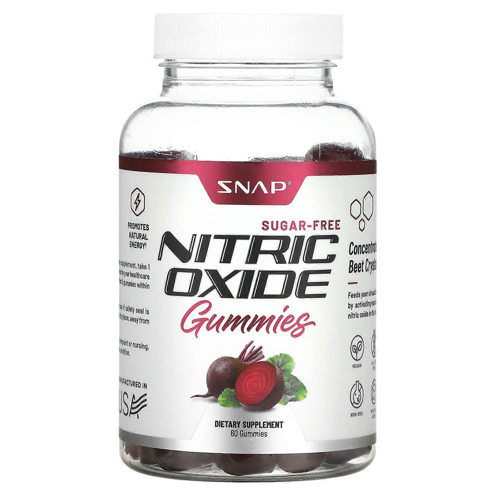 Nitric Oxide Gummies, Sugar-Free , 60 Gummies