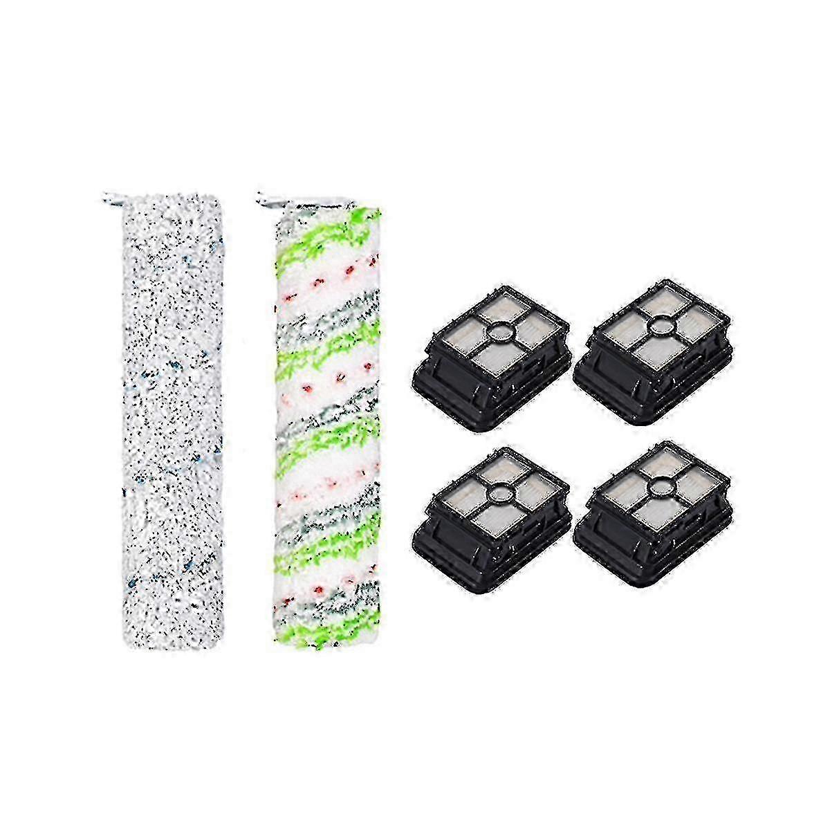 Main Brush and HEPA Filter Replacement for Shark Crosswave 2765-Compatible with 2590 2596b miao8