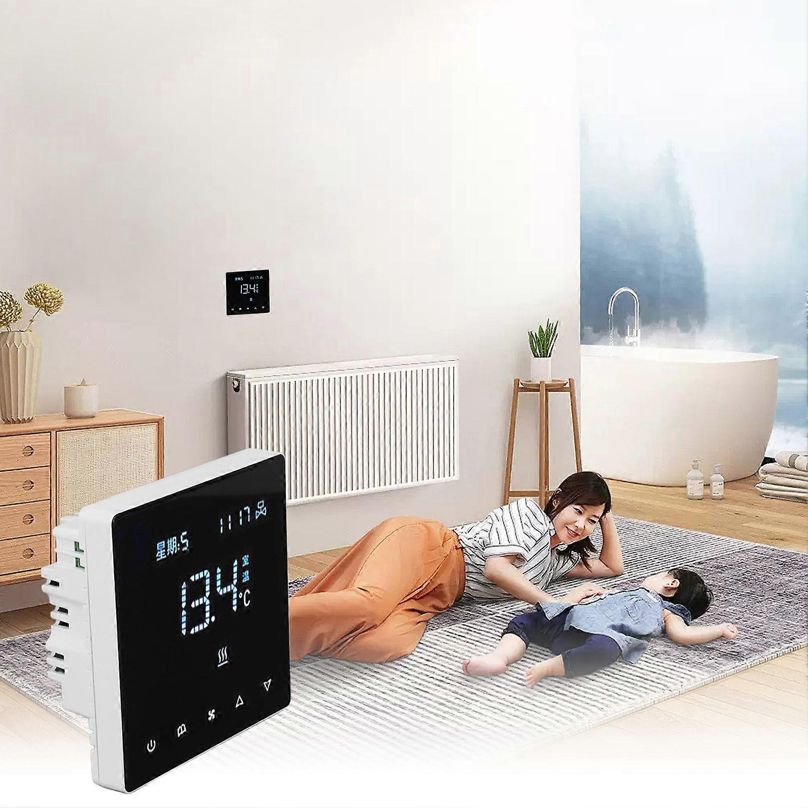 Smart Wireless WiFi Thermostat ABS 5-45°C for AC & Heating
