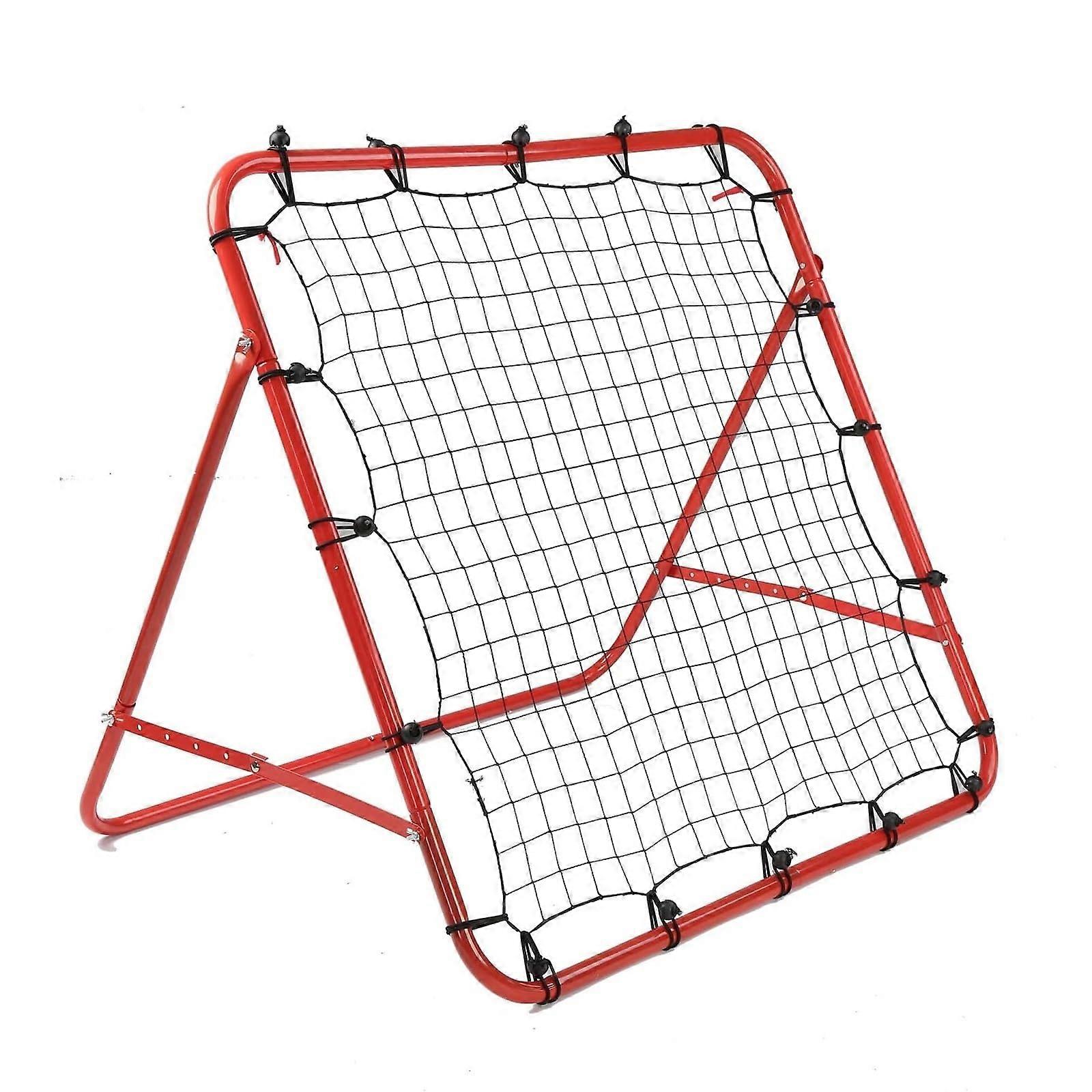 Rebounder Net Football Training Net For Soccer Target Portable Door Mount Adjustable Red Kids Teaching Equipment