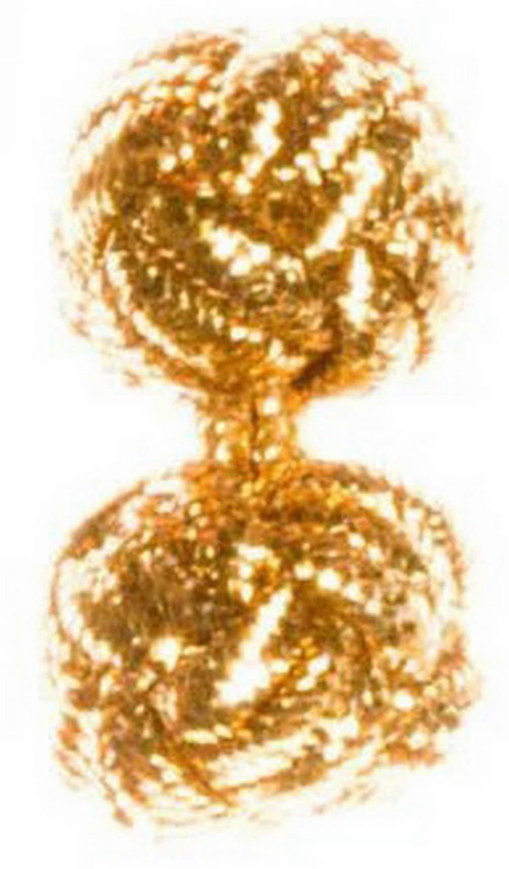 David Van Hagen Barrel Cuff Knots - Gold