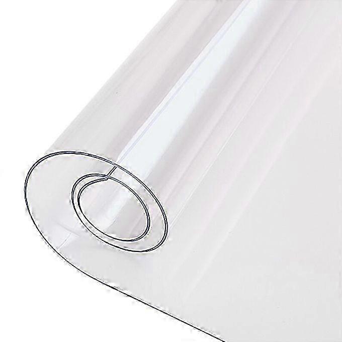 25-26 Transparent Waterproof Tablecloth PVC Table Cloth Solid