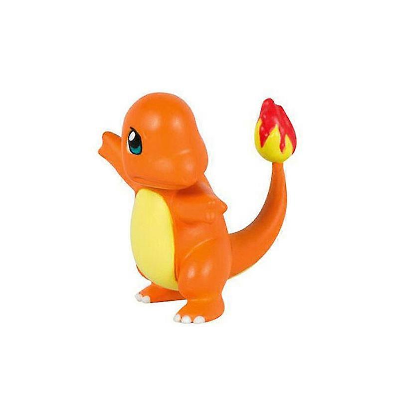 Anime Figures Pokemons 4cm Charmander Litten Pika Rowlet Treecko Eevee Charizard Popplio Tomy Pokemons Action Figure Dolls Toy