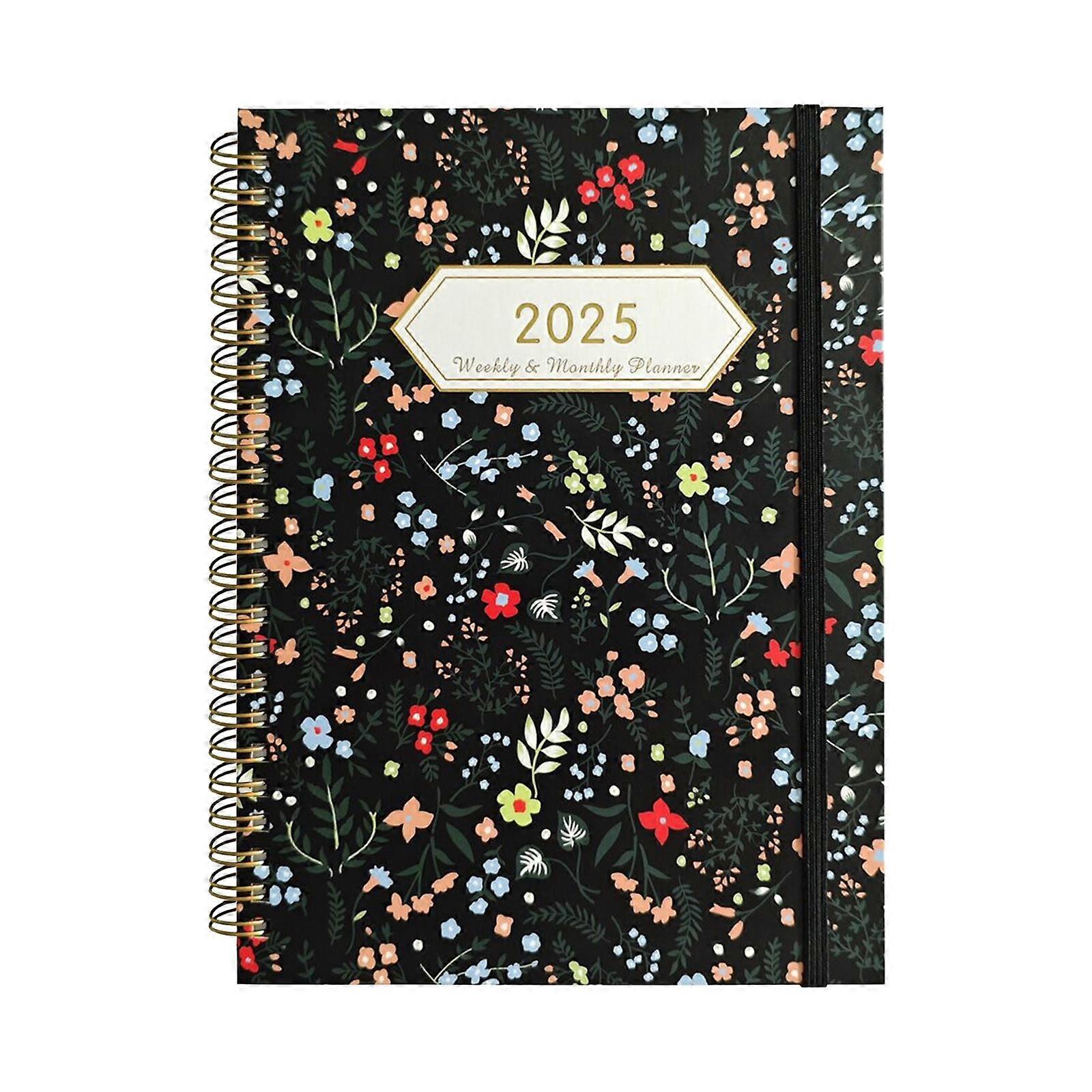 2025 English Schedule A5 Plan Book With Separating Pages Plan Notebook Coil Book