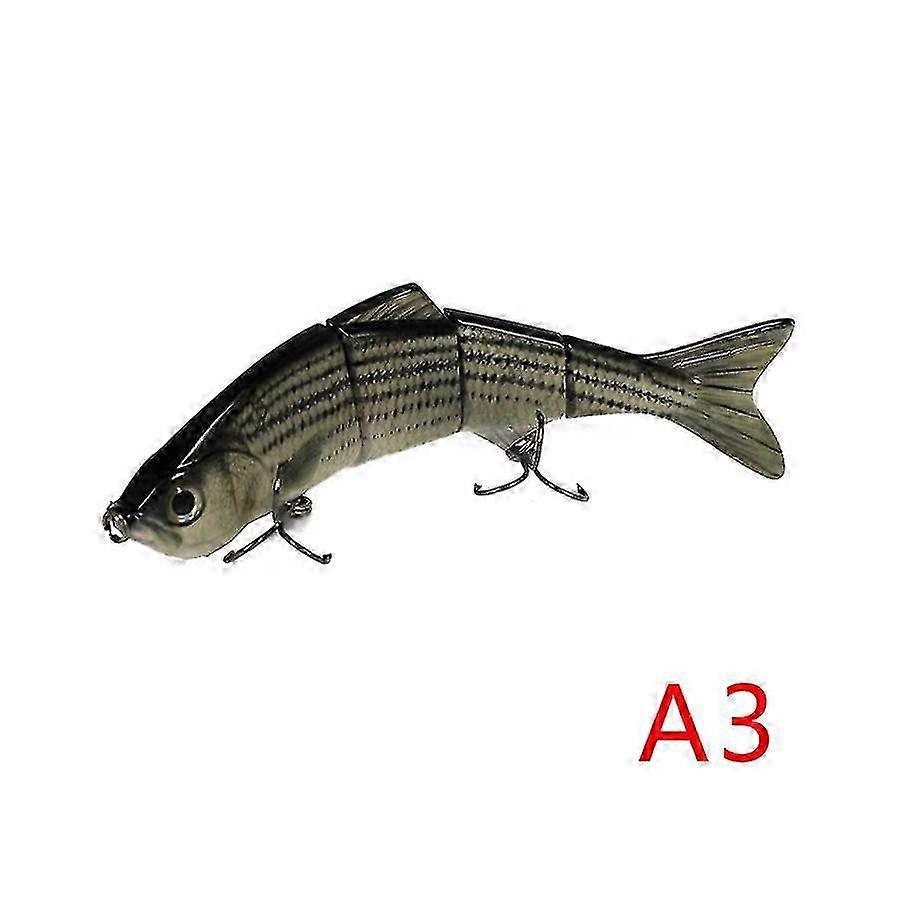 2025 25cm 135g Multi-joint Artificial Bait Fishing Lure 4 Segment Sinking Swimbait Crankbait Hard Bait Slow Big Size Fish Lure Hooks