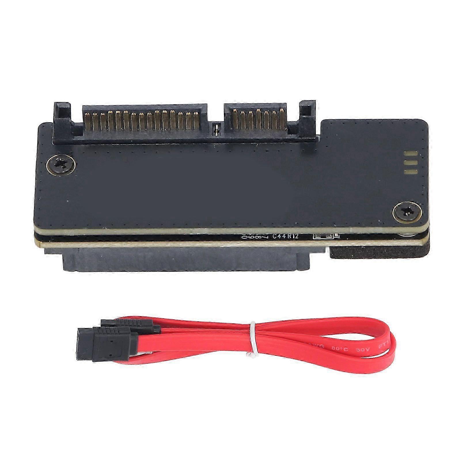 Serial ATA to SAS Adapter 6Gbps SSD Hard Disk Drive Serial ATA 22 Pin 7 15Pin to SAS 29 Pin Extension Adapter Converter for Win 7 10 11