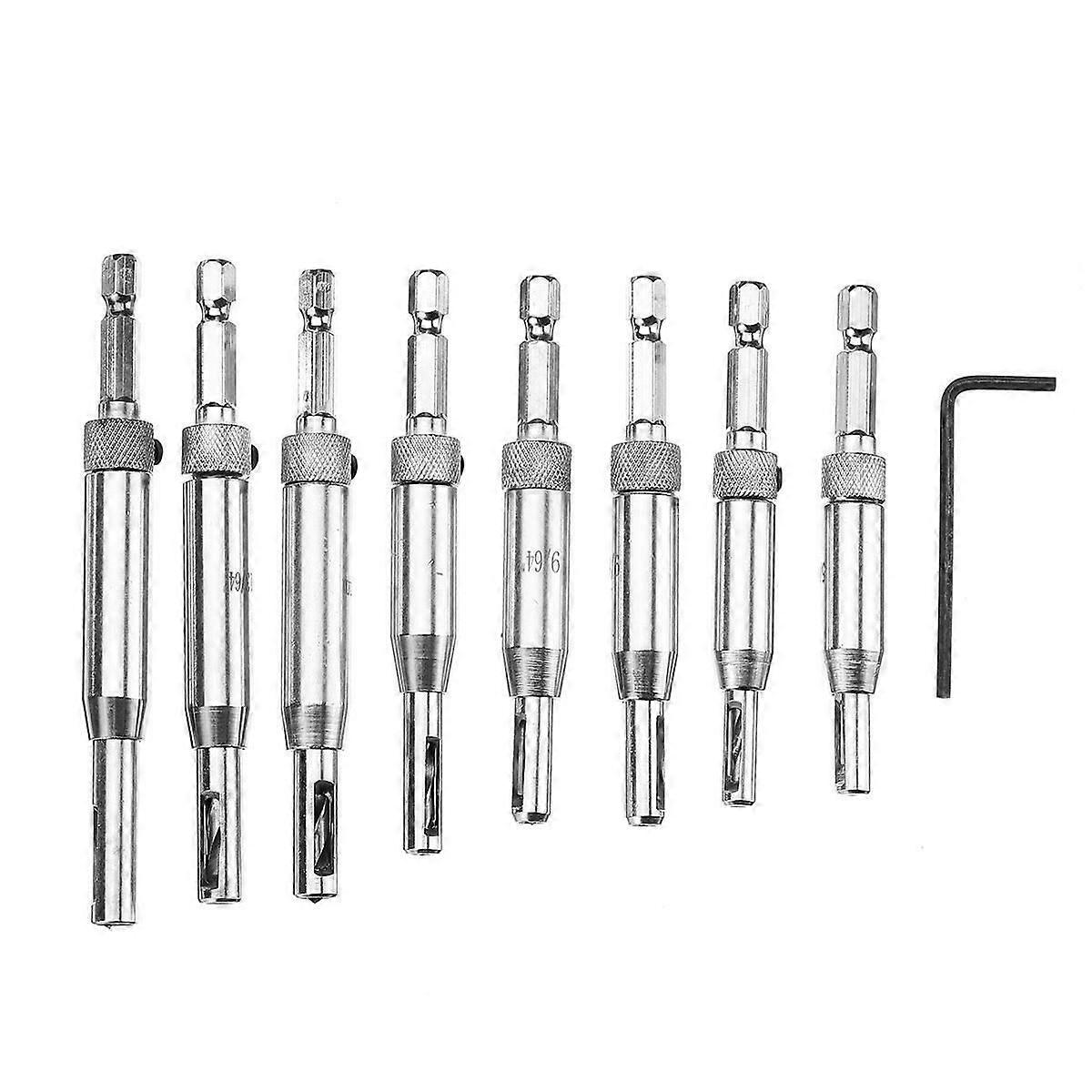Woodworking hinge drill (8pc hinge drill)
