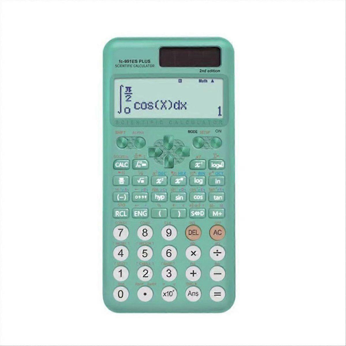 991ES PLUS-2nd Scientific Calculator 417 Functions Solar Functional Calculator for School Students