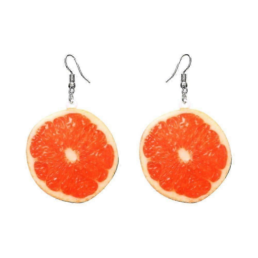 Fruit Acrylic Drop Earrings for Women's