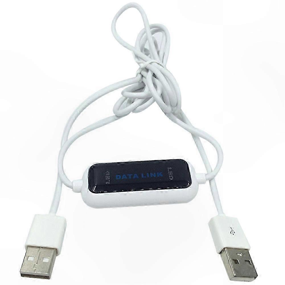USB PC to PC Data Transfer Cable with LED Indicator for File Sharing and Sync Between Two Computers