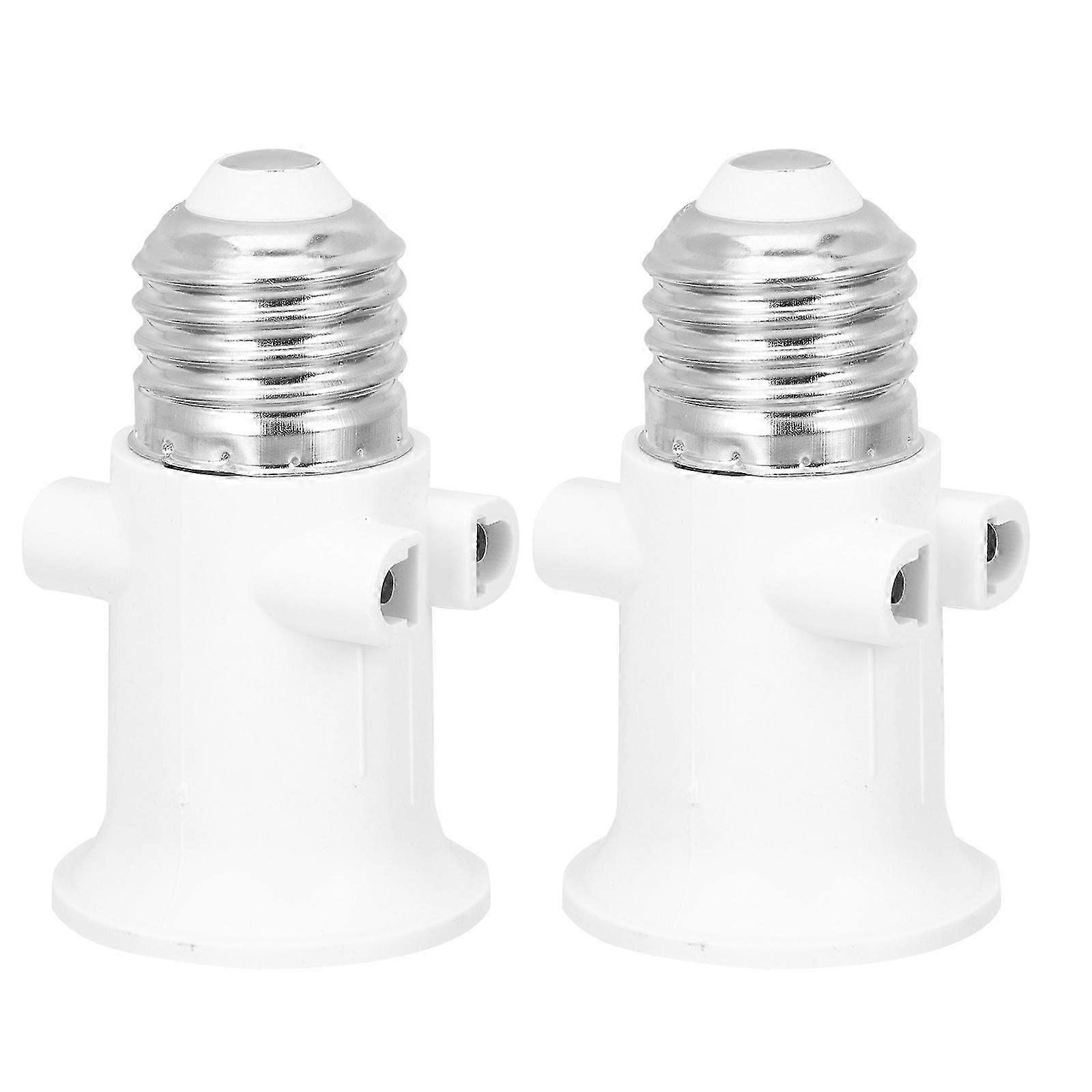 2pcs Light Socket For Plug Adapter Eu Plug
