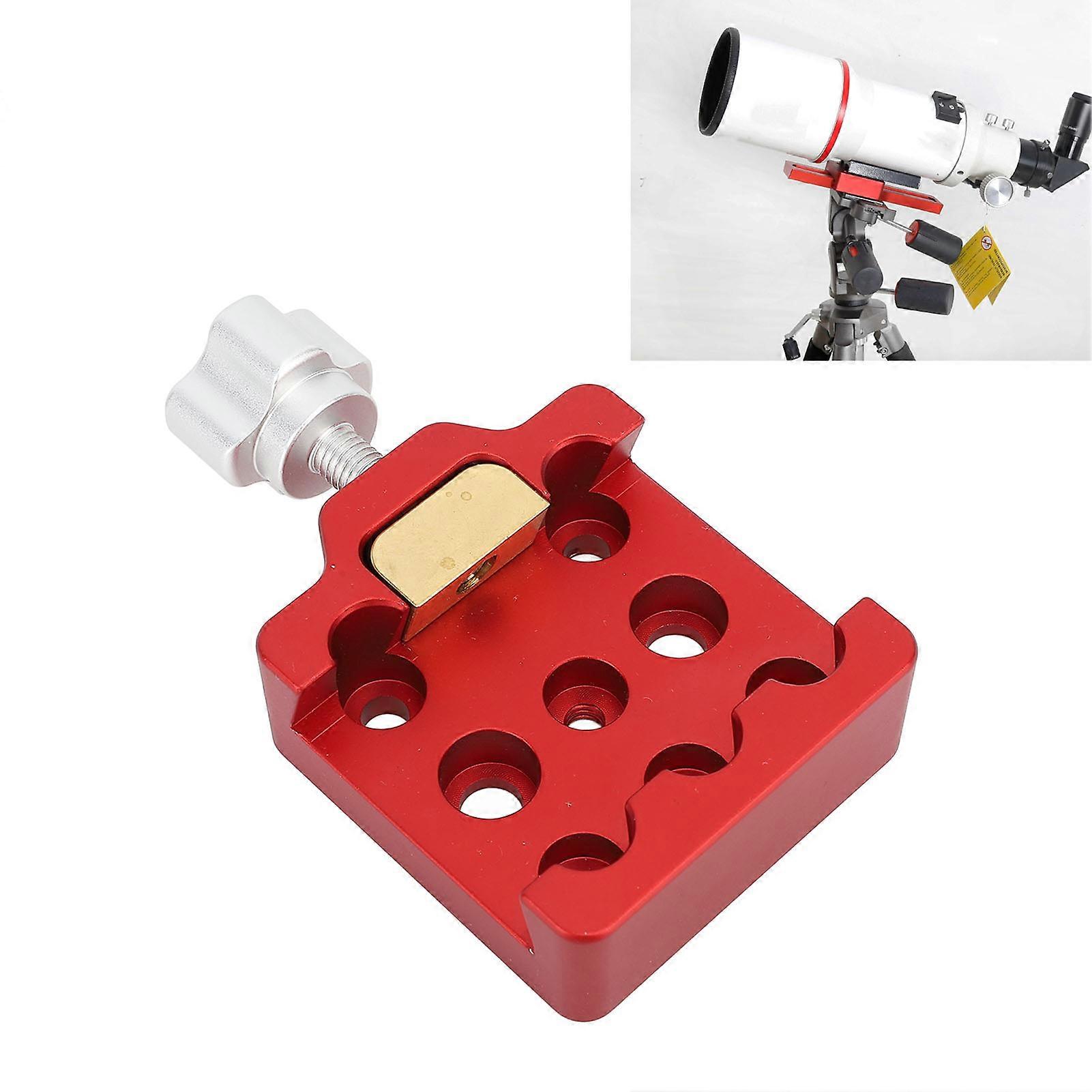 Telescope Dovetail Clamp Aluminum Alloy Multifunction Dovetail Saddle Clamp Mount Base for Telescopes and Cameras 