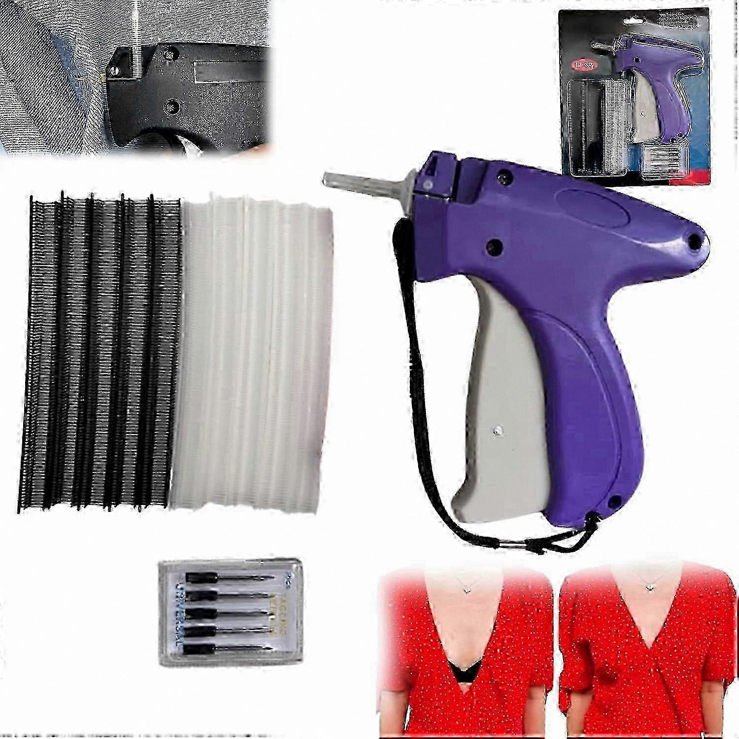 Portable Sewing Tool for Rapid Fabric Fixes and Button Installation