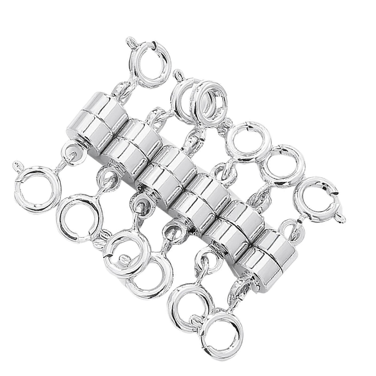 Multipurpose Double Ended Spring Hook for Travel Accessory and Footwear  Silver