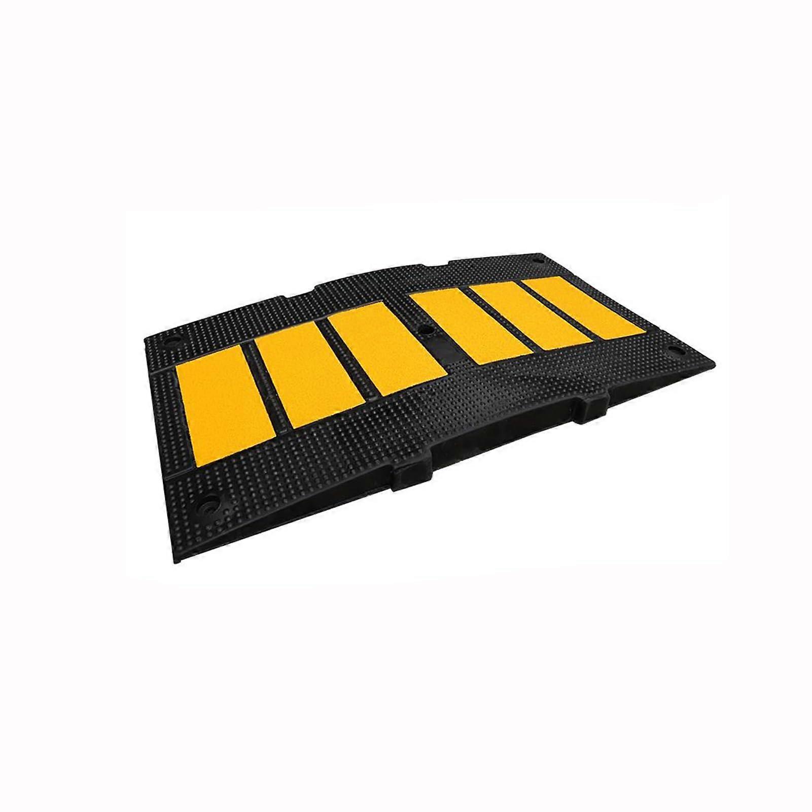 Rubber Speed Bumps Modular Connection Interlocking Modules For Lane Intersections HeavyDuty