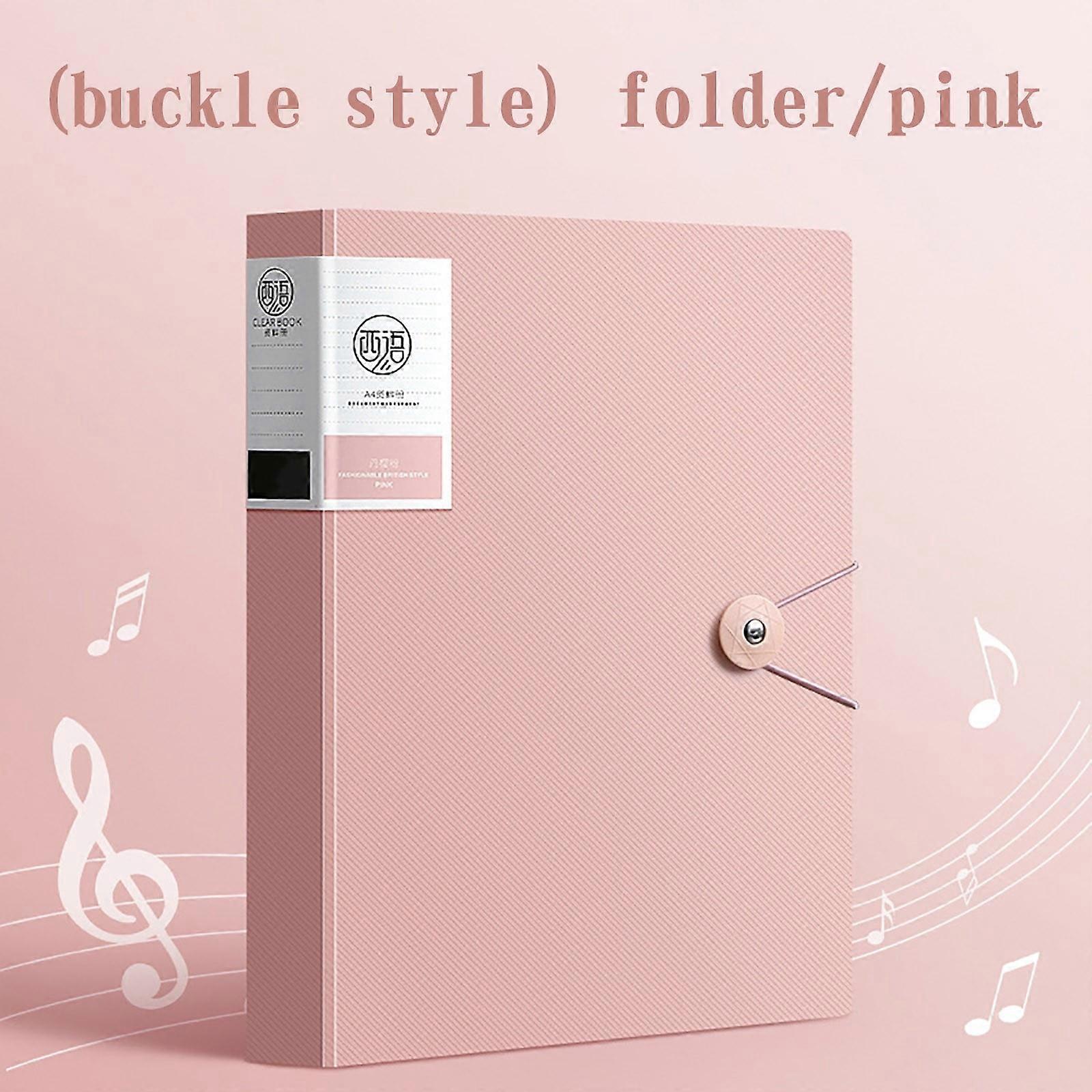 Art Portfolio Case, Plastic Presentation Book Folder with Clear Protectors, 60 Page A4 Display Organizer for School Office Business Compatible with