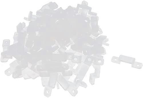 100Pcs Silicone Clips For Fixing 8mm LED Light Strips 3528 5050 5630