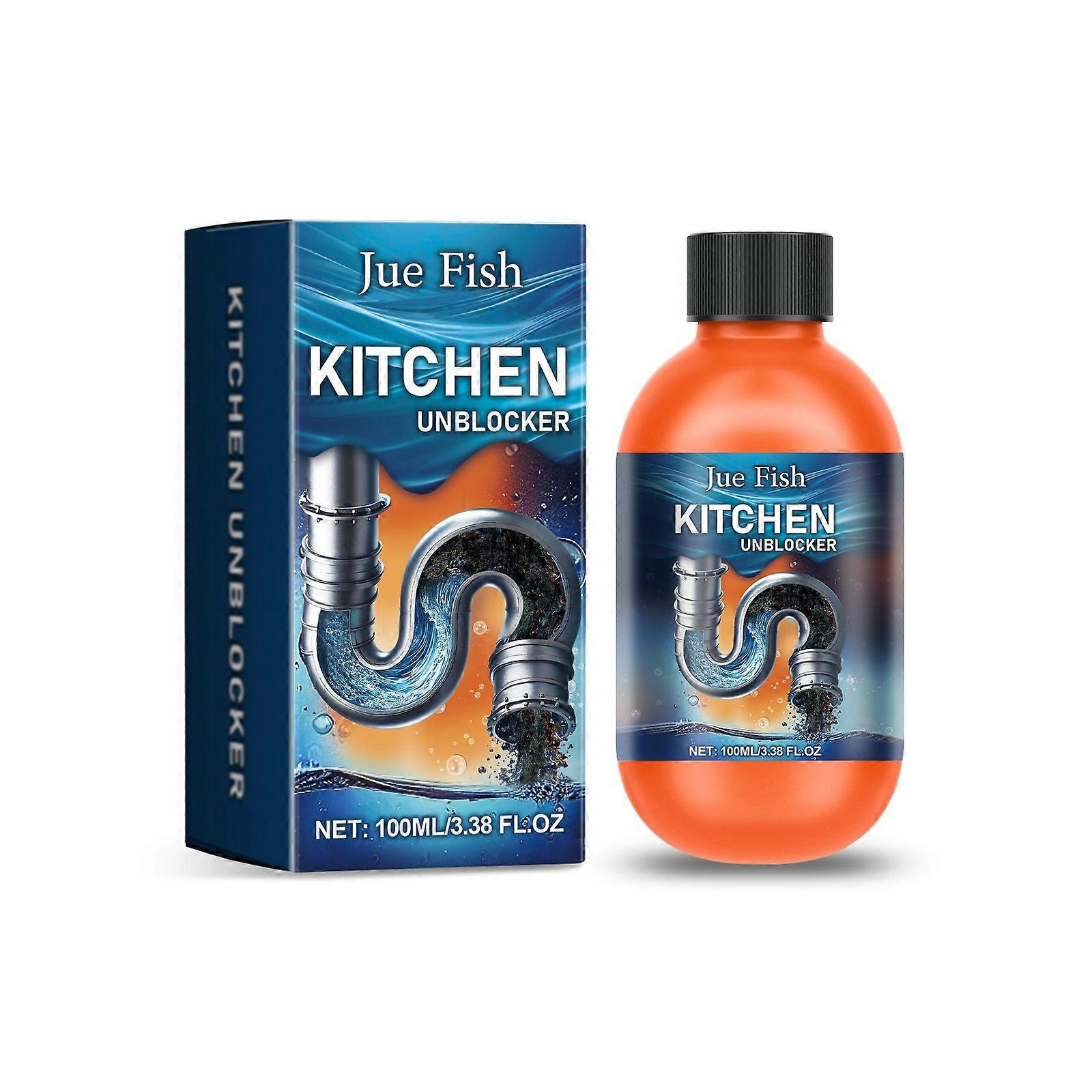 Jakehoe Pipe Unclogging Agent Toilet Sink Drain Pipe Kitchen Sewer Pipe Unclogging Cleaning Decontamination Agent