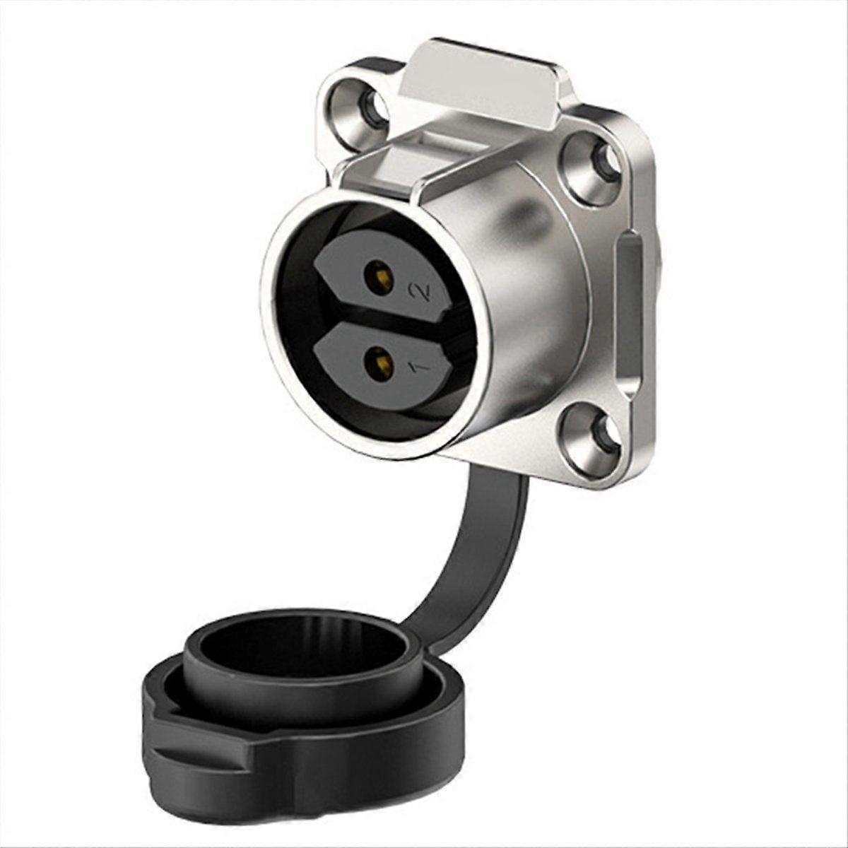 LP20 Industrial Aviation 2pin Panel Mount Female Socket Welding Cable Wire Electrical Power Connect