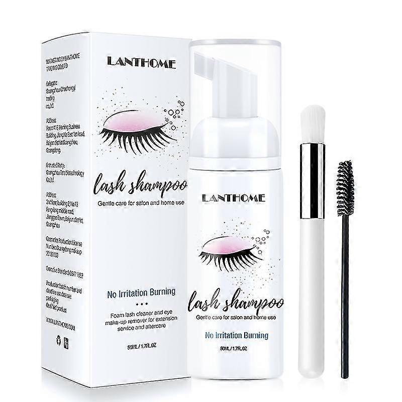 Eyelash Extensions Lash Shampoo Cleansing Foam Cleanser Pre-treatment 50ml