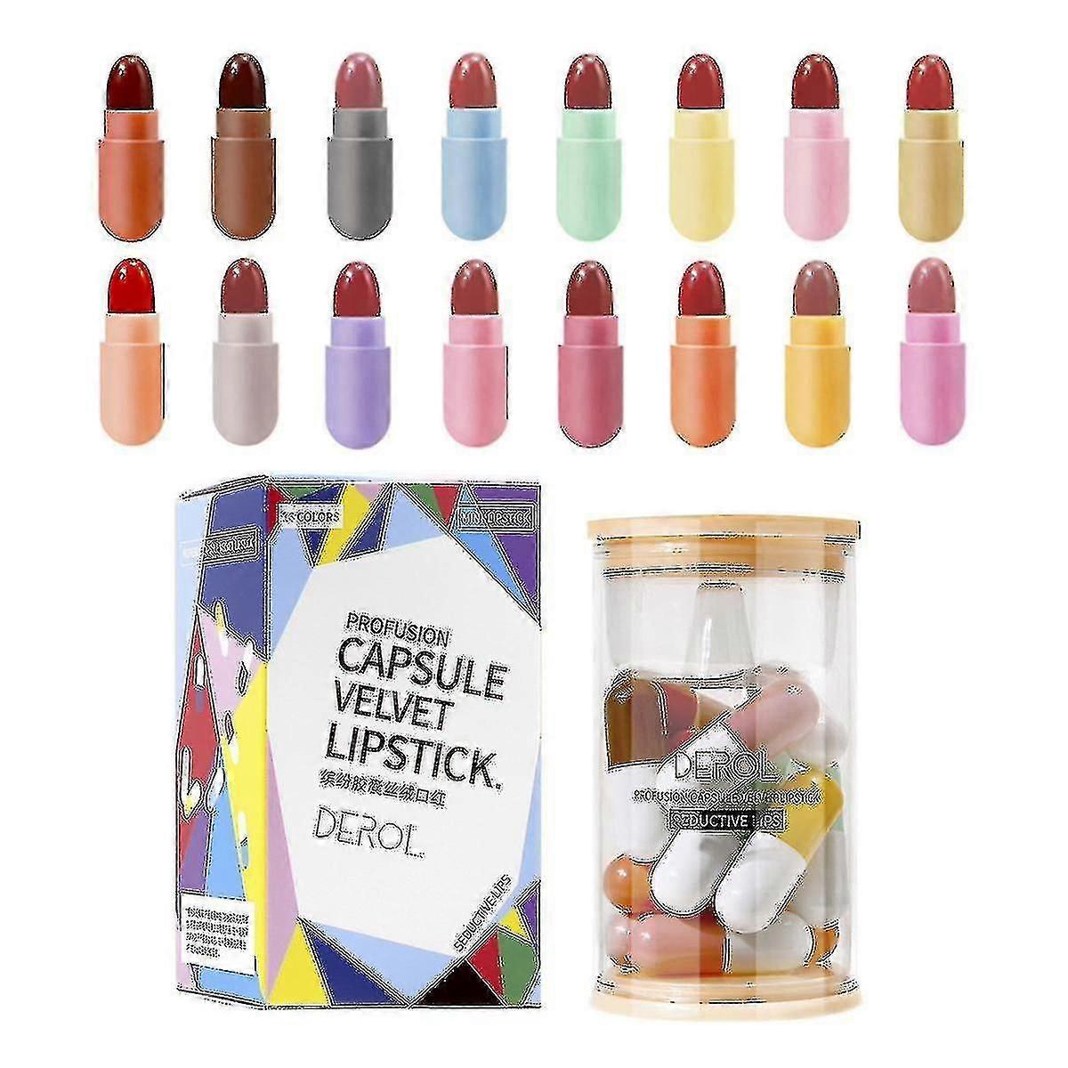 16 Colors Mini Capsule Lipstick