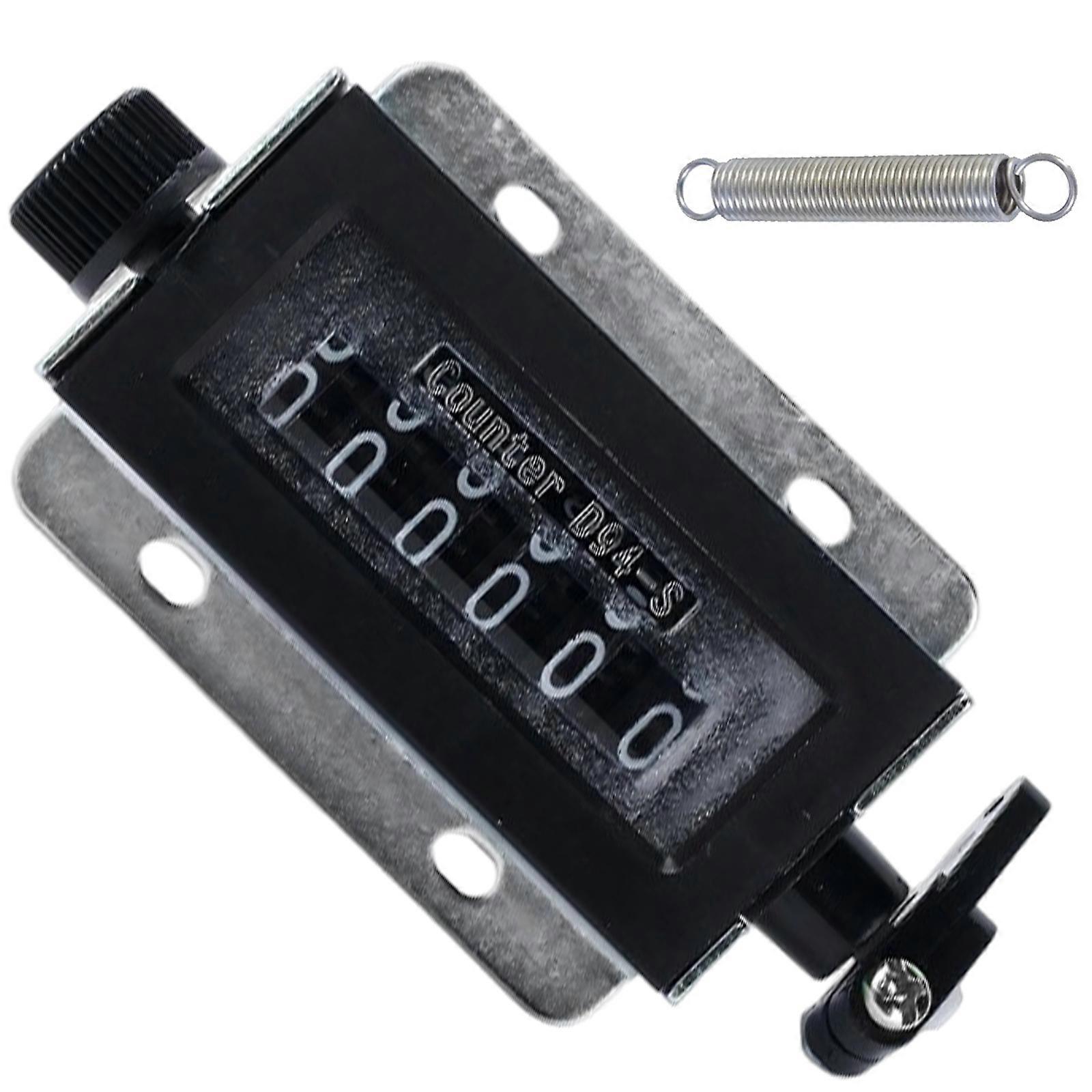 0-99999/0-999999 Manual Counter Hand Tally Counters Resettable Hand Pull Strokes Clickers Industrial Punch Counting Device Multicolor