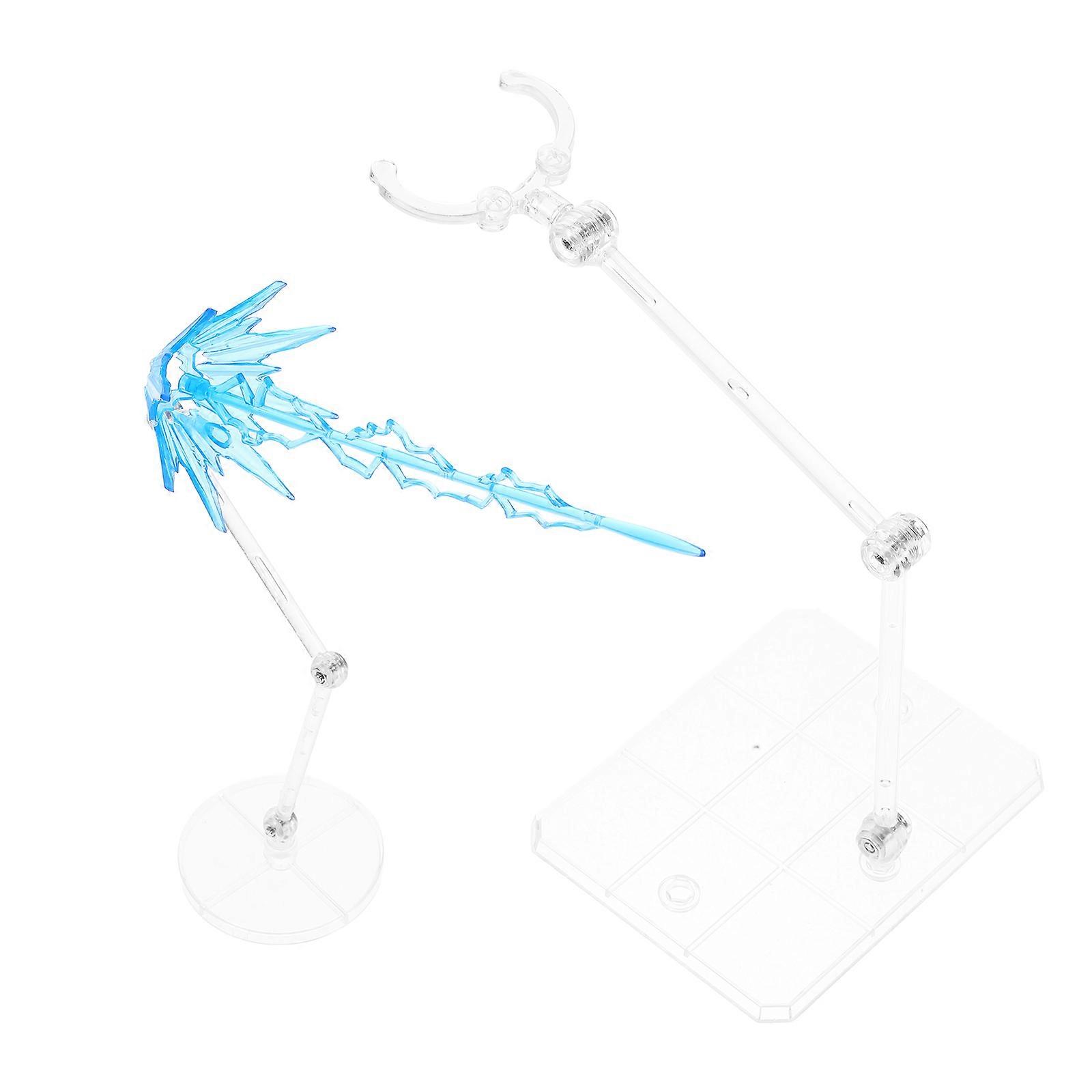 Figure Holder Model Display Stand for Action Figures 1Set Blue