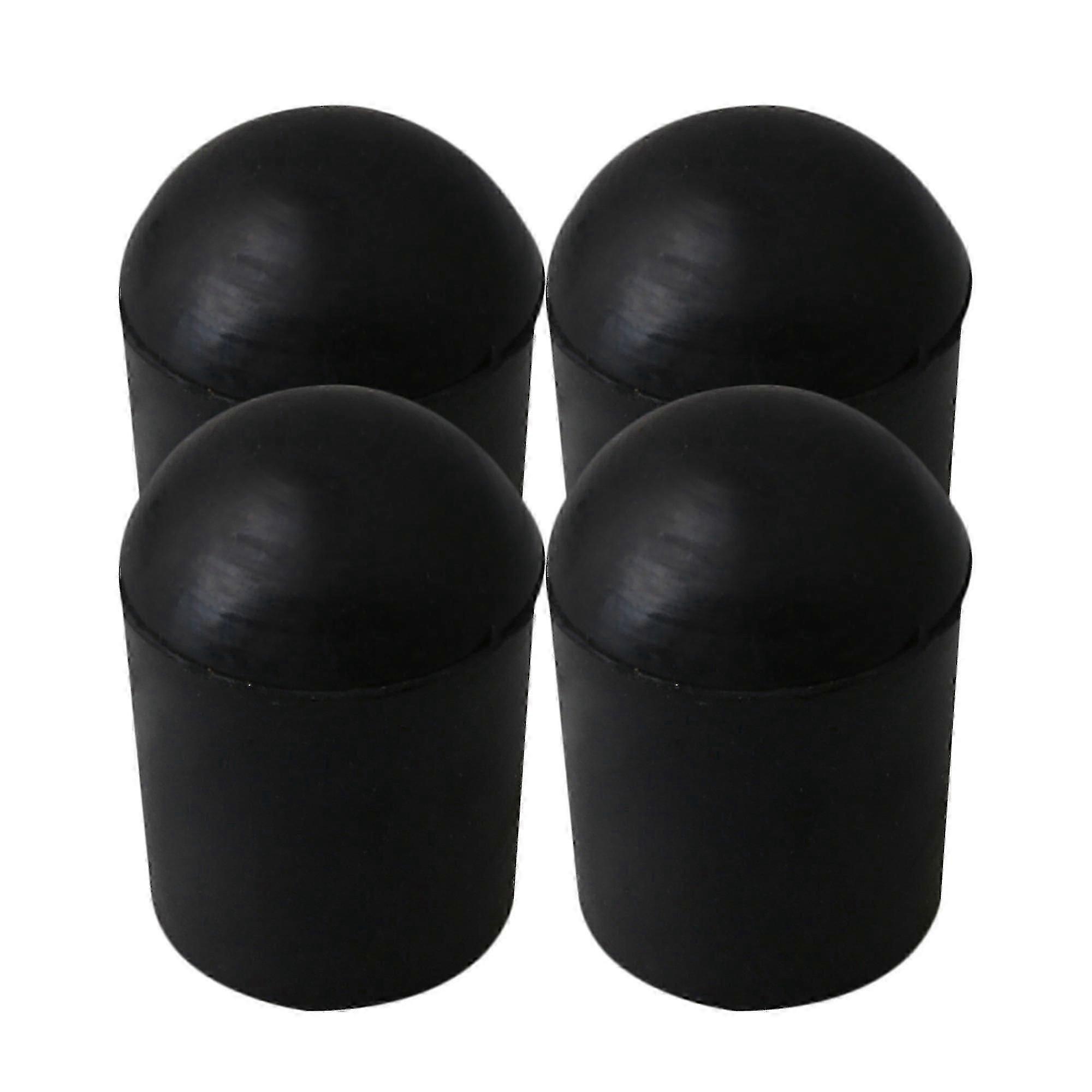 28x20 مم Endpin طرف مطاطي لباس مزدوج الملحقات الموسيقية مجموعة من 4