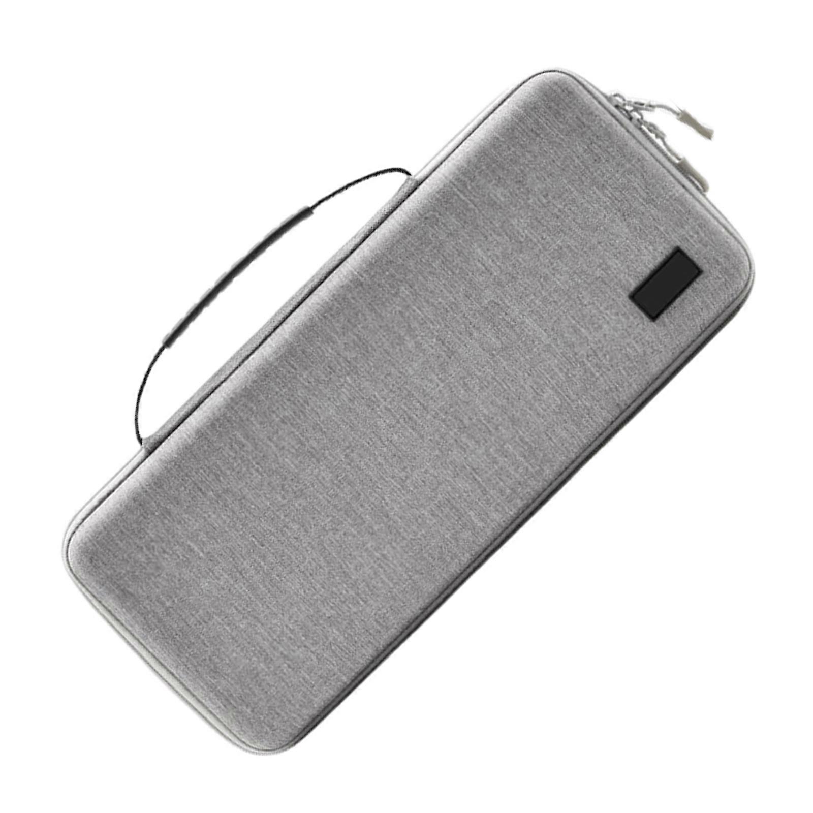 Keyboard Bag Cushioned Keyboard And Mouse Protective Case for 87 98 Key Mechanical Gaming Keyboards  Gray