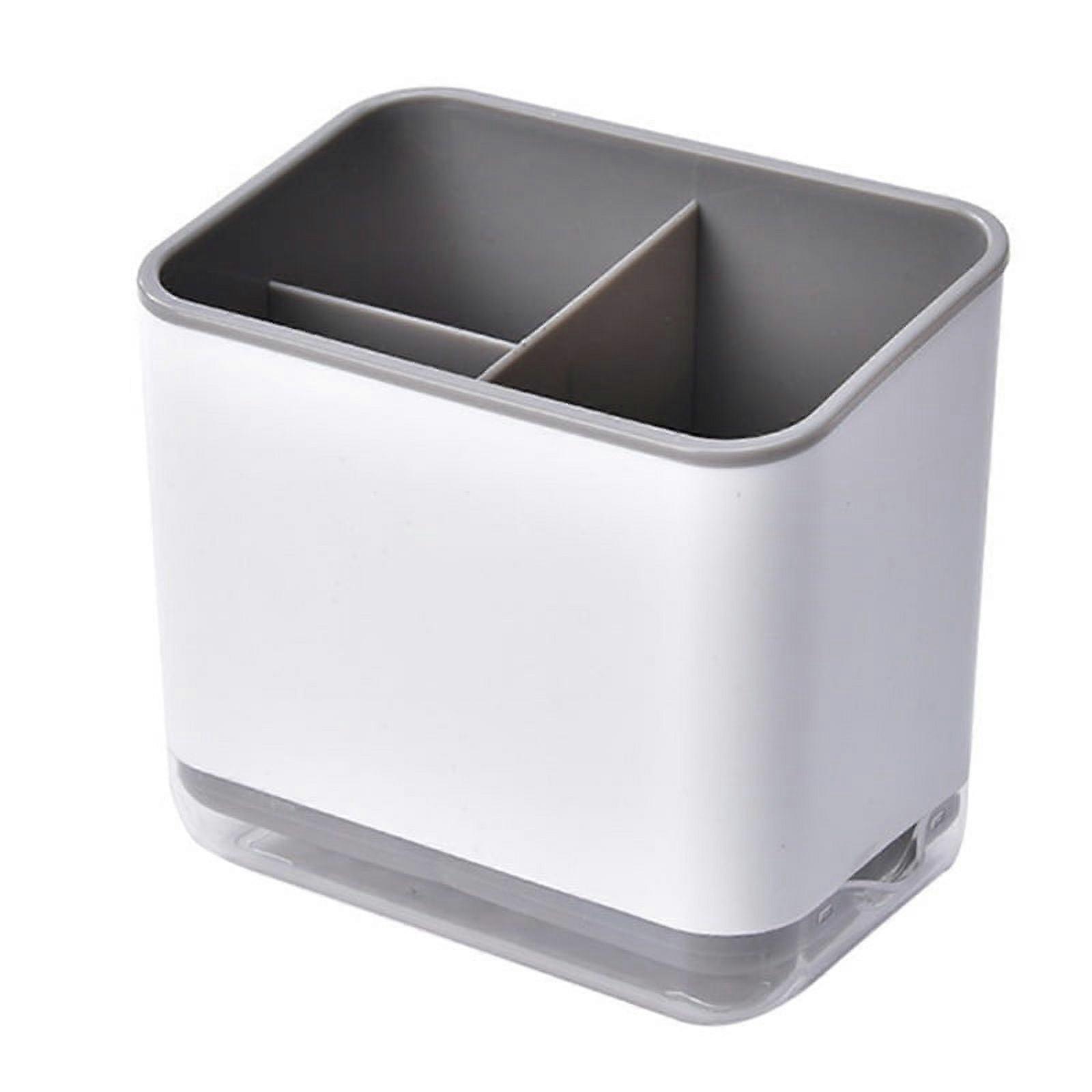 3-Compartment Cutlery Storage Box, Compatible with Kitchen Knives, Chopsticks, Spoons - Multi-Purpose Organizer Drawer Insert