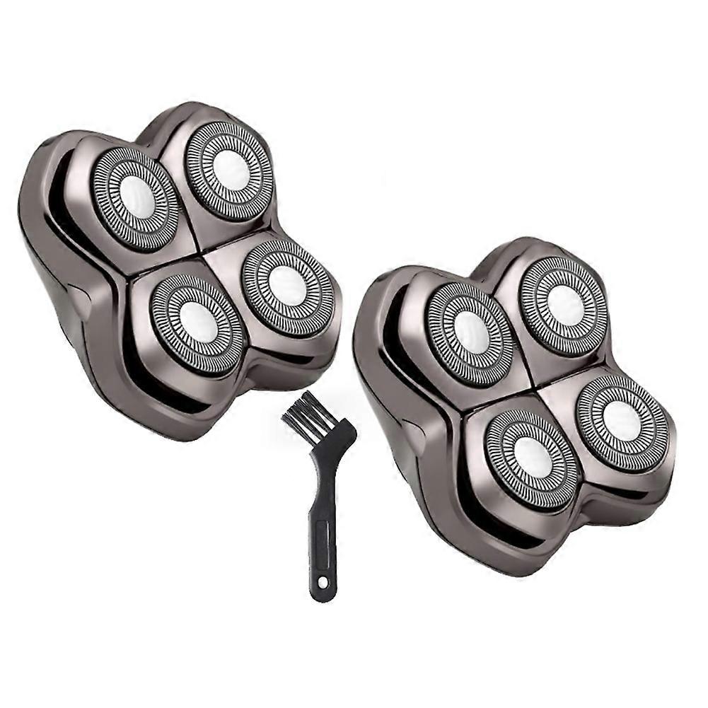 2er-Pack Pro 4 Ersatzscherköpfe für Skulls Pitbulls Gold PRO, Silver PRO, Platinum PRO, Floating 4 Köpfe