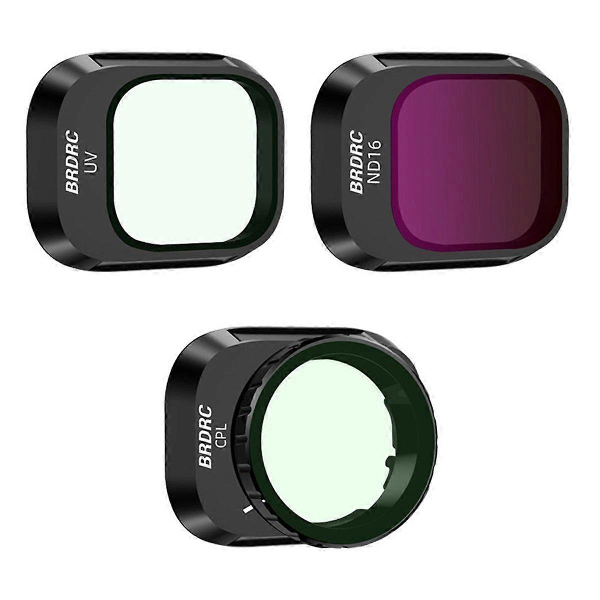 Lens Filters for Mini 4 Pro UV CPL ND16 Neutral Density Filter Set Drone Photography Accessory