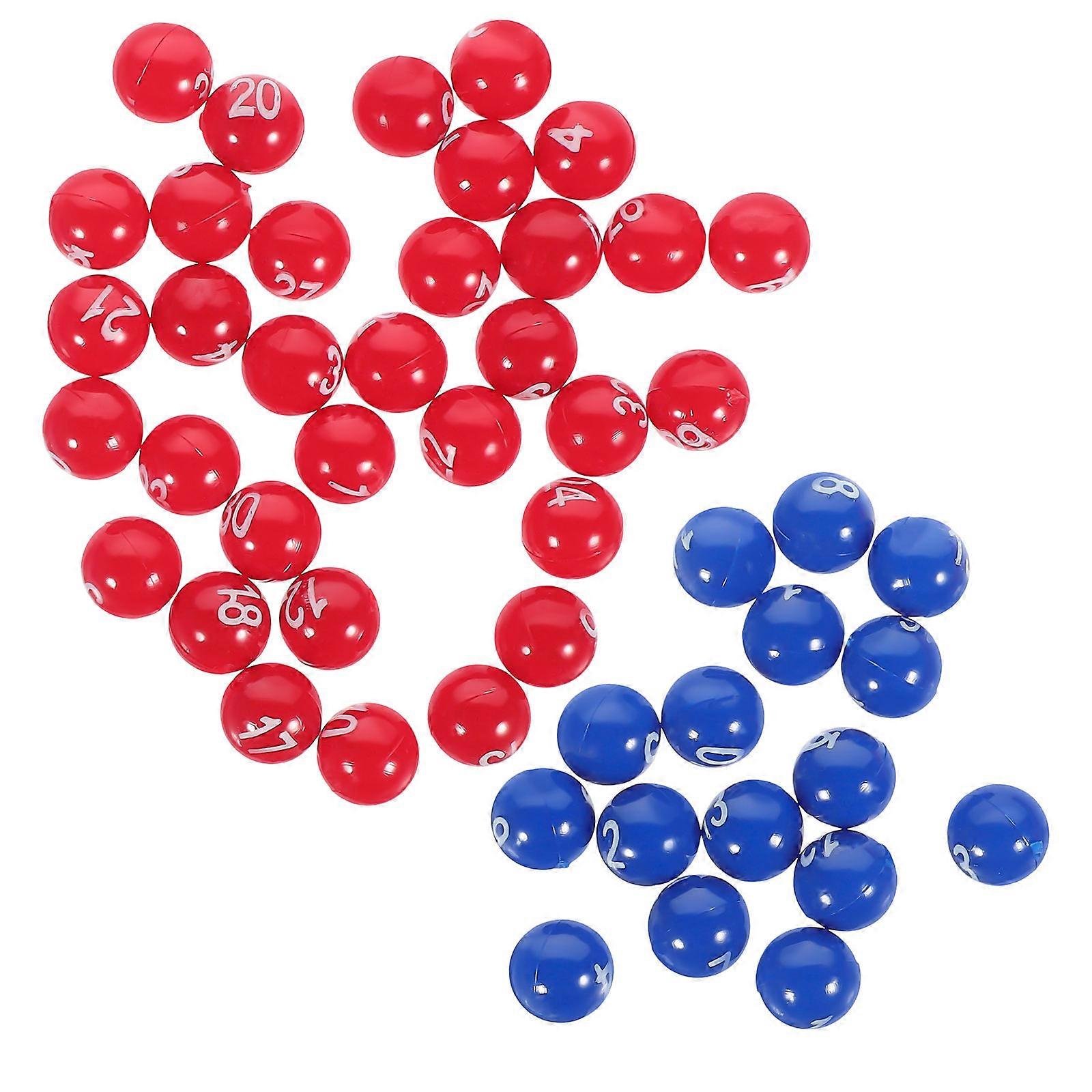 Assorted Color Digital Balls for Party 1Pack Number Printing Balls