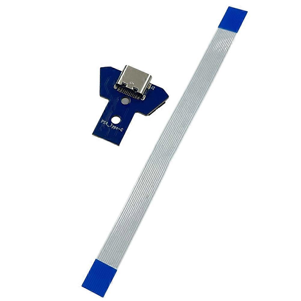 DIY Type-C for PS4 JDS-040 050 055 Charging Port Socket Circuit LED Board Replacement for PS4 Slim PRO Controller