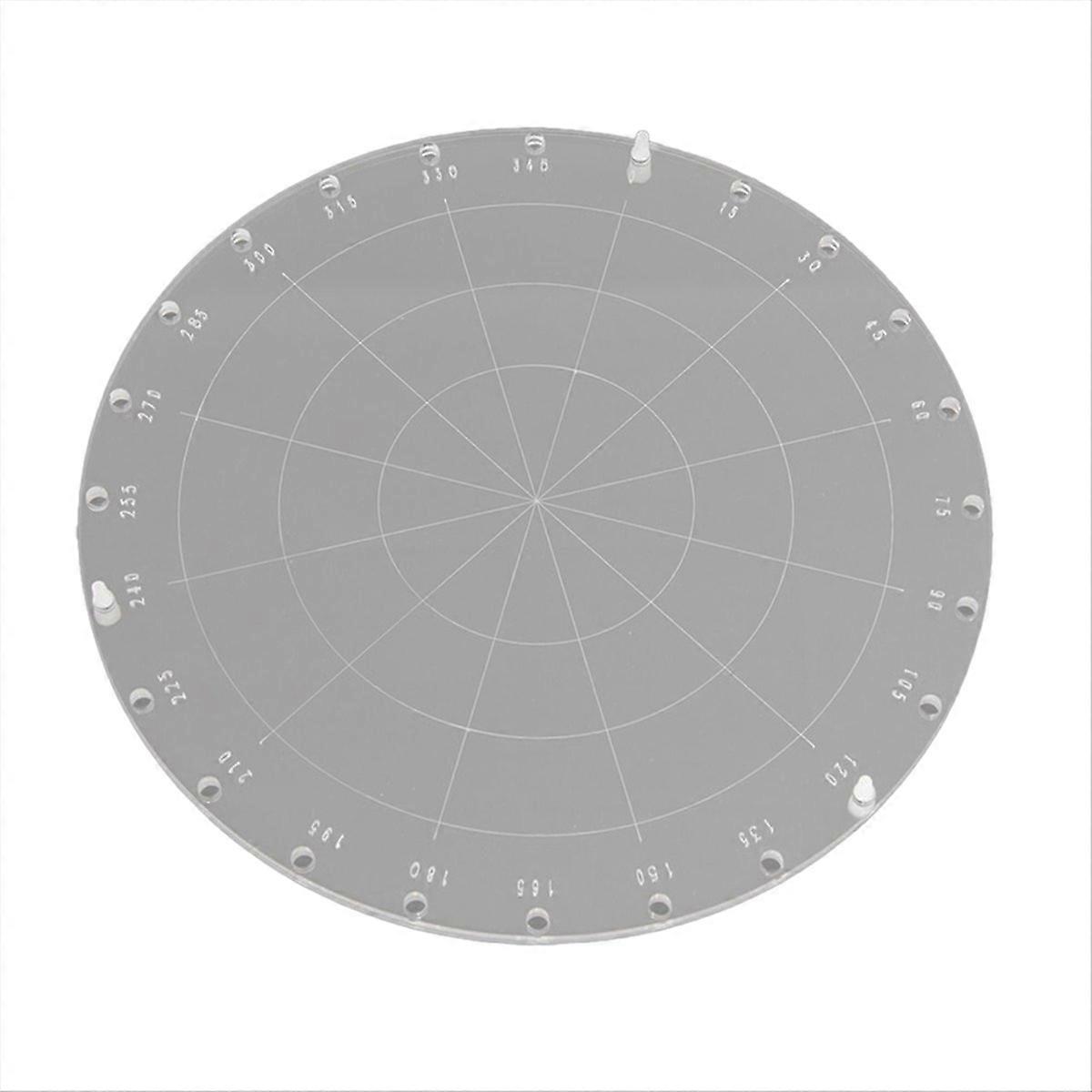 9.1 Inch Diameter Circle Acrylic Stamping Blocks, Stamping Tool