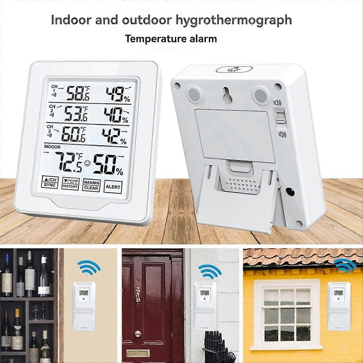 Digital Thermometer & Hygrometer Indoor Humidity with 3 Sensor