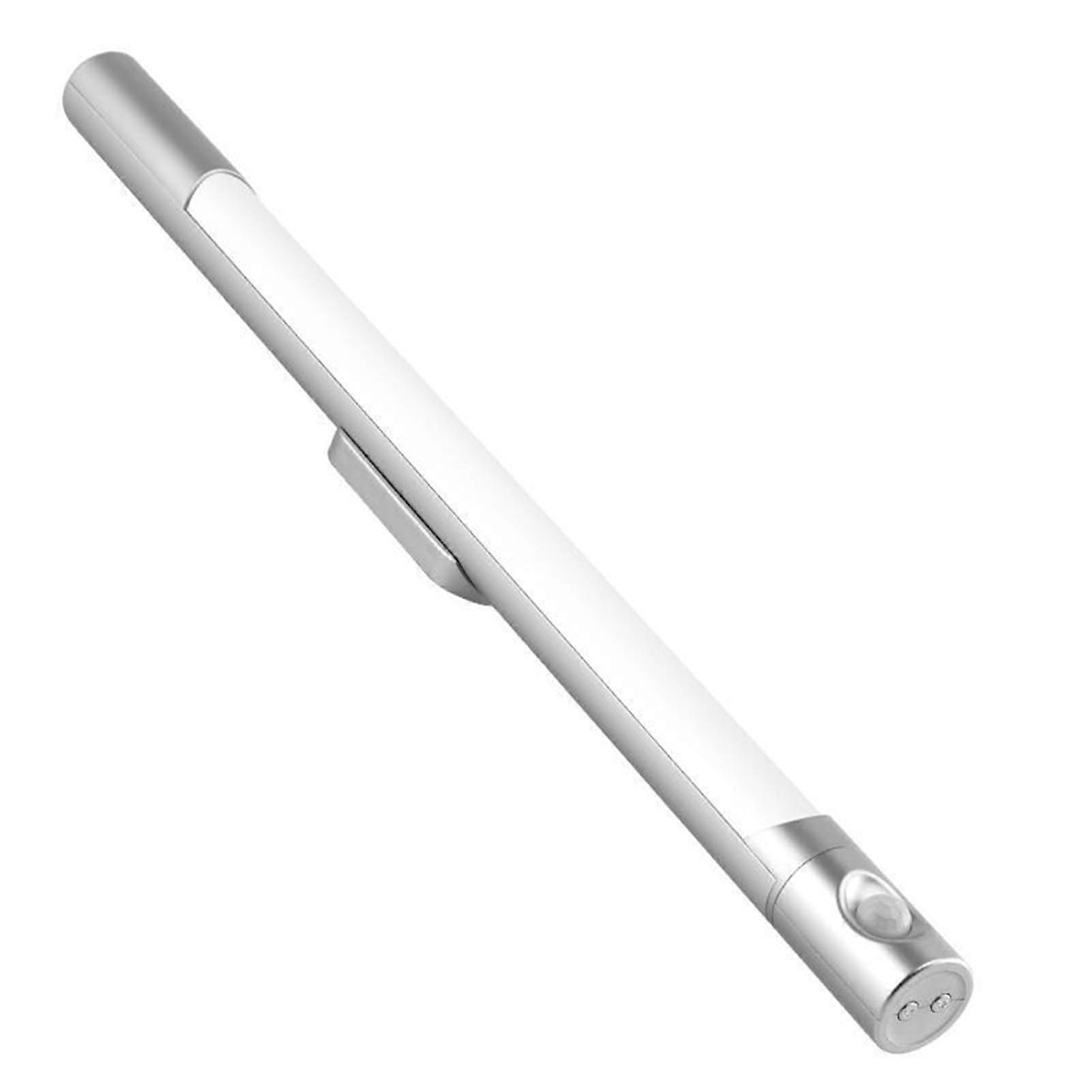 Motion Sensor Cabinet Light Dimmable Under Cabinet LED with 270° Rotating Head Magnetic Base Silver 1 Pack