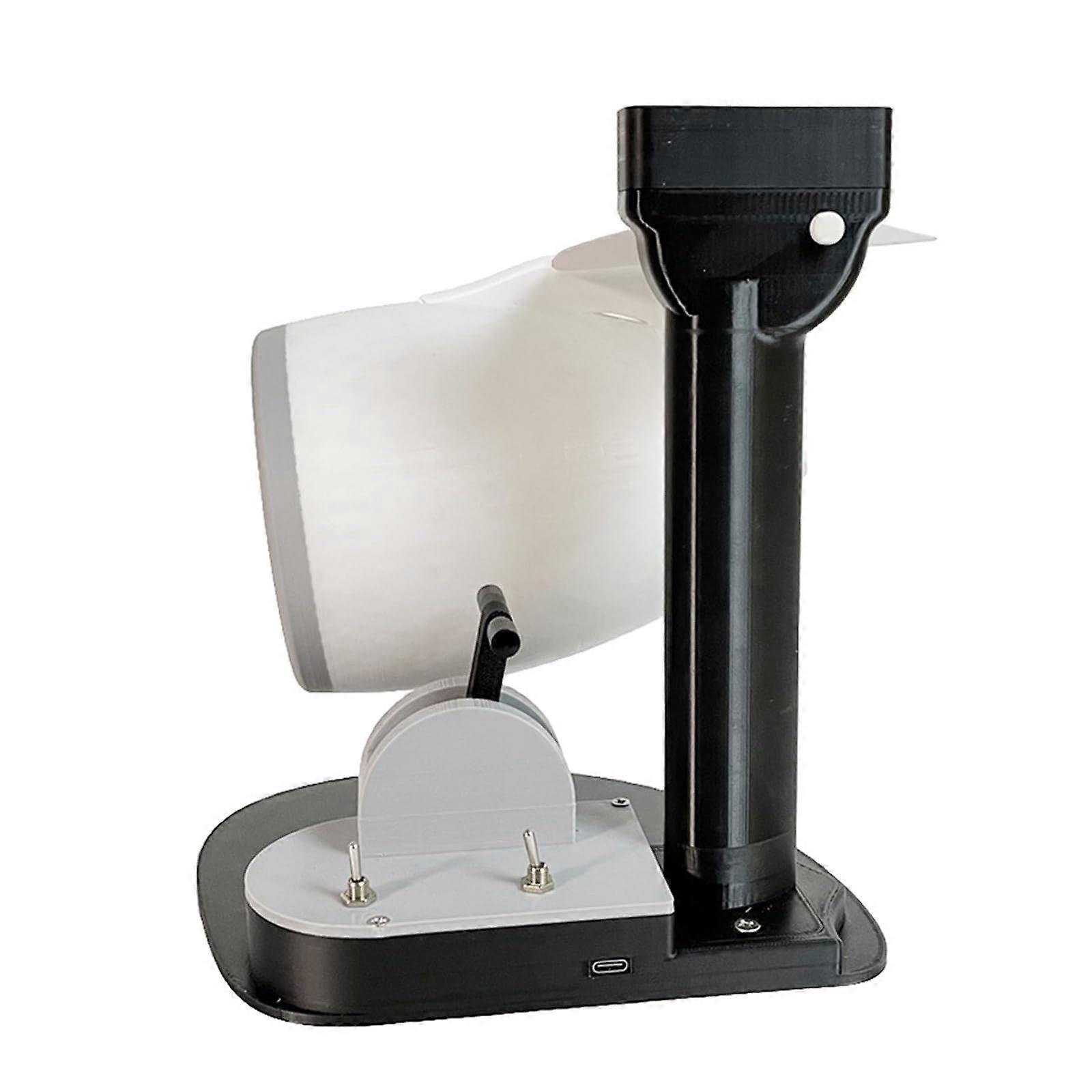 Small Engine USB Fan with Humidifier Function for Room or Office - Blue Light, Compact Design, Cooling and Decorative Features