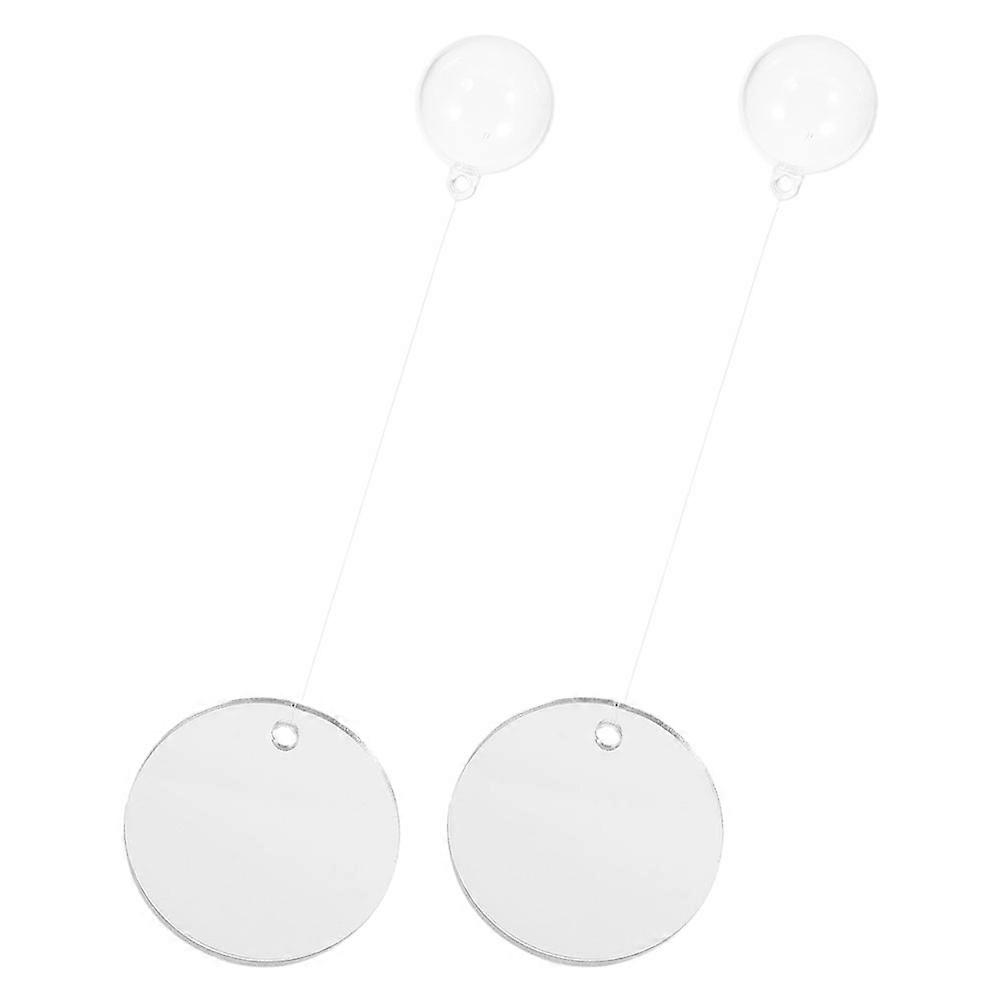 Betta Fish Training Mirror with Floating Ball for Aquarium Use Acrylic Material 5cm