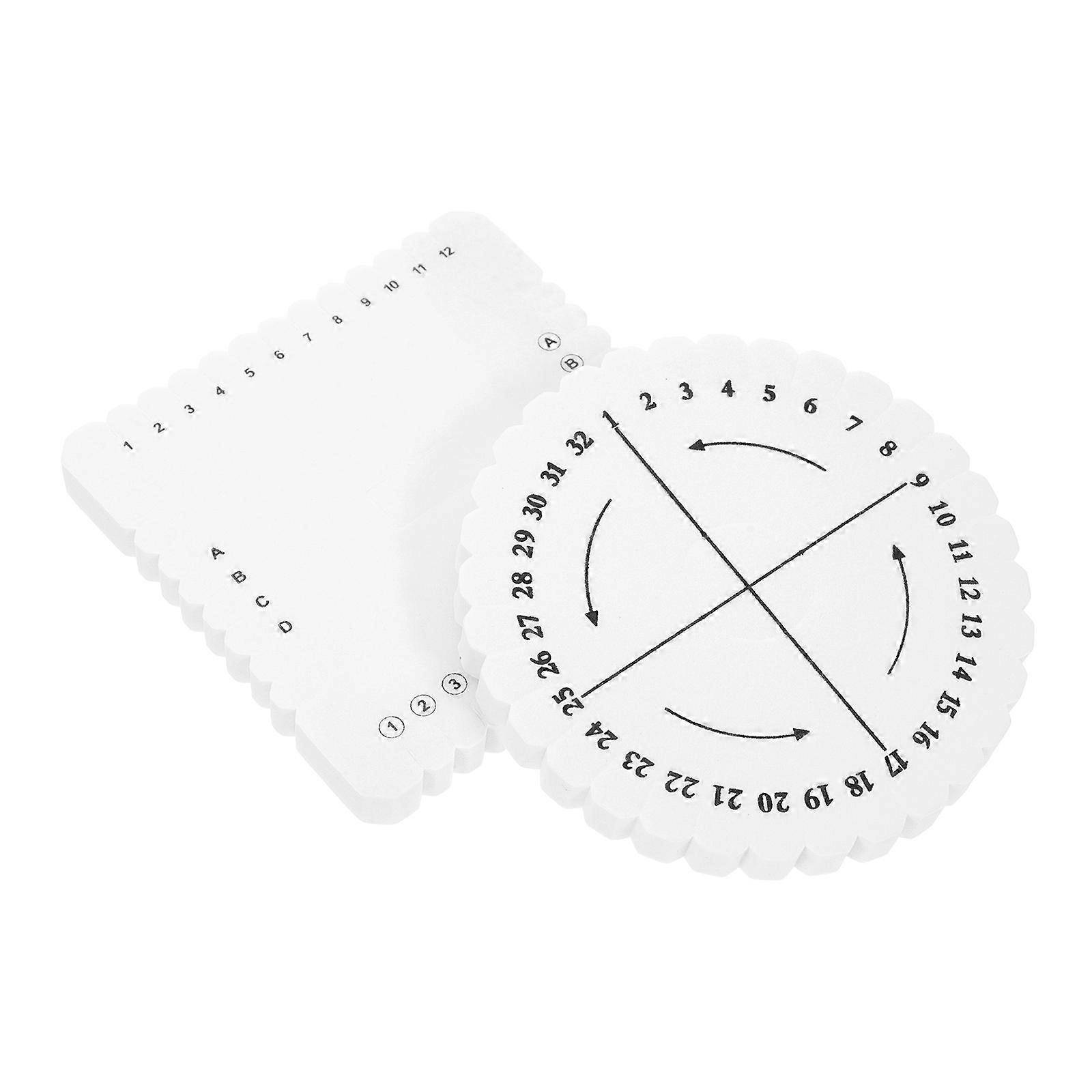 Weaving Tray for DIY Use White EVA Foam Develops Motor Skills 1 Set Easy Operation Practical