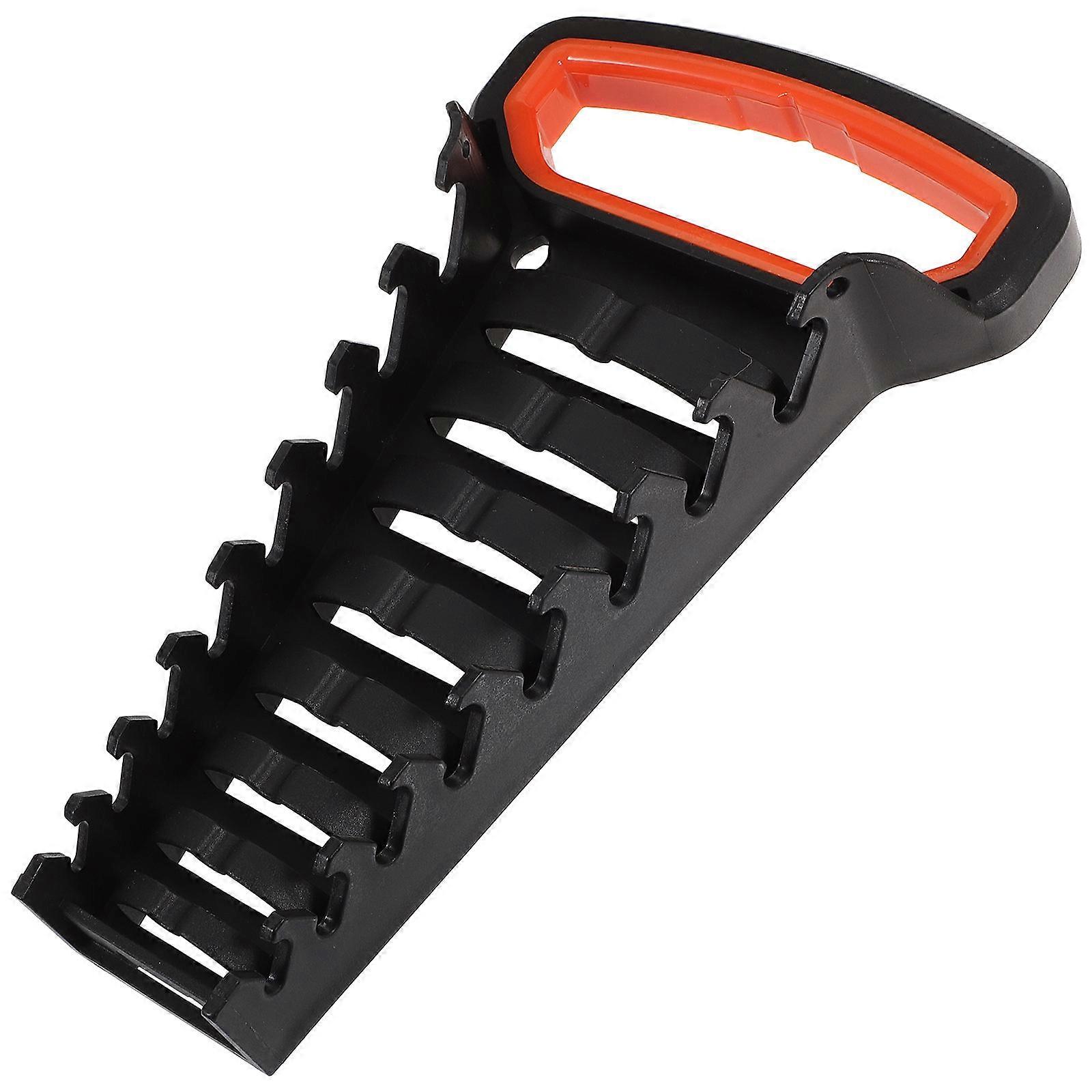 Ratchet Wrench Holder Combination Wrench Set for Storage Use Black 8 Slots